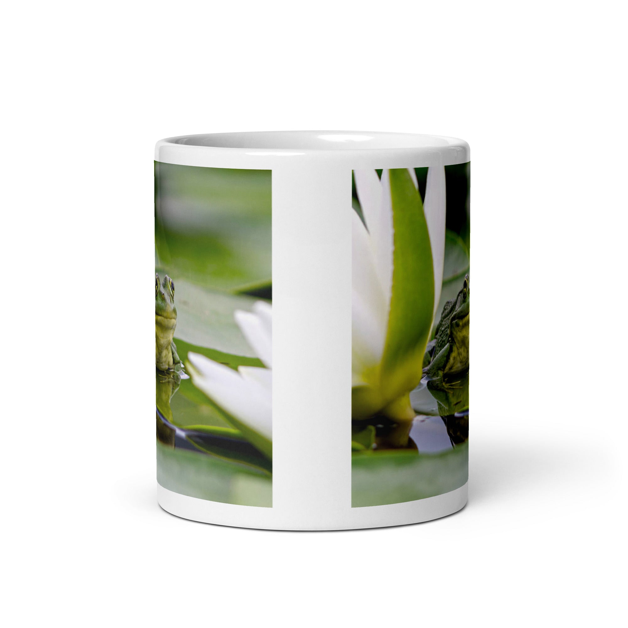 "Frog Mug #1: Nature’s Gentle Hopper (Ceramic)"