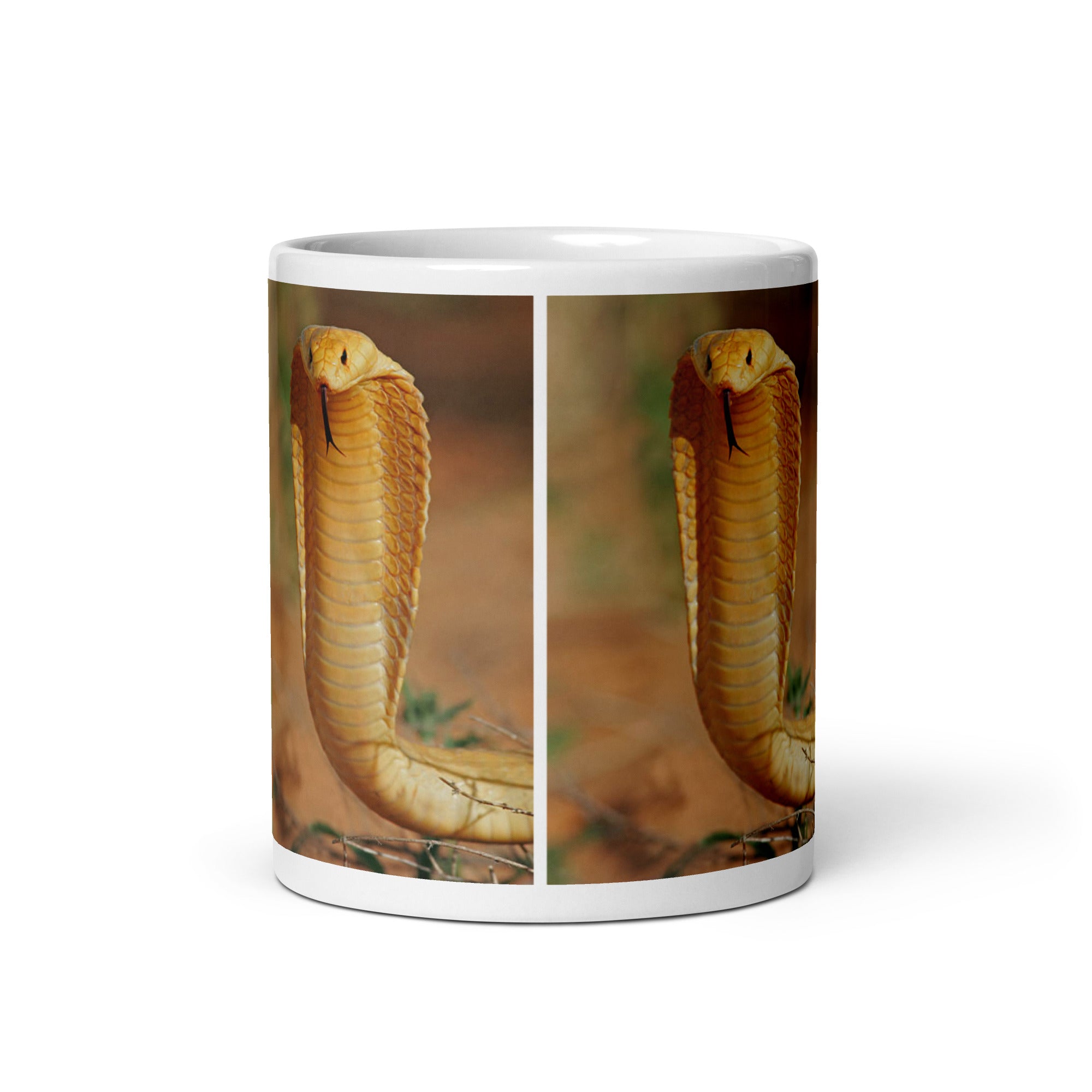 "Cape Cobra Mug #1: Majesty and Power of the Desert  (Ceramic)"