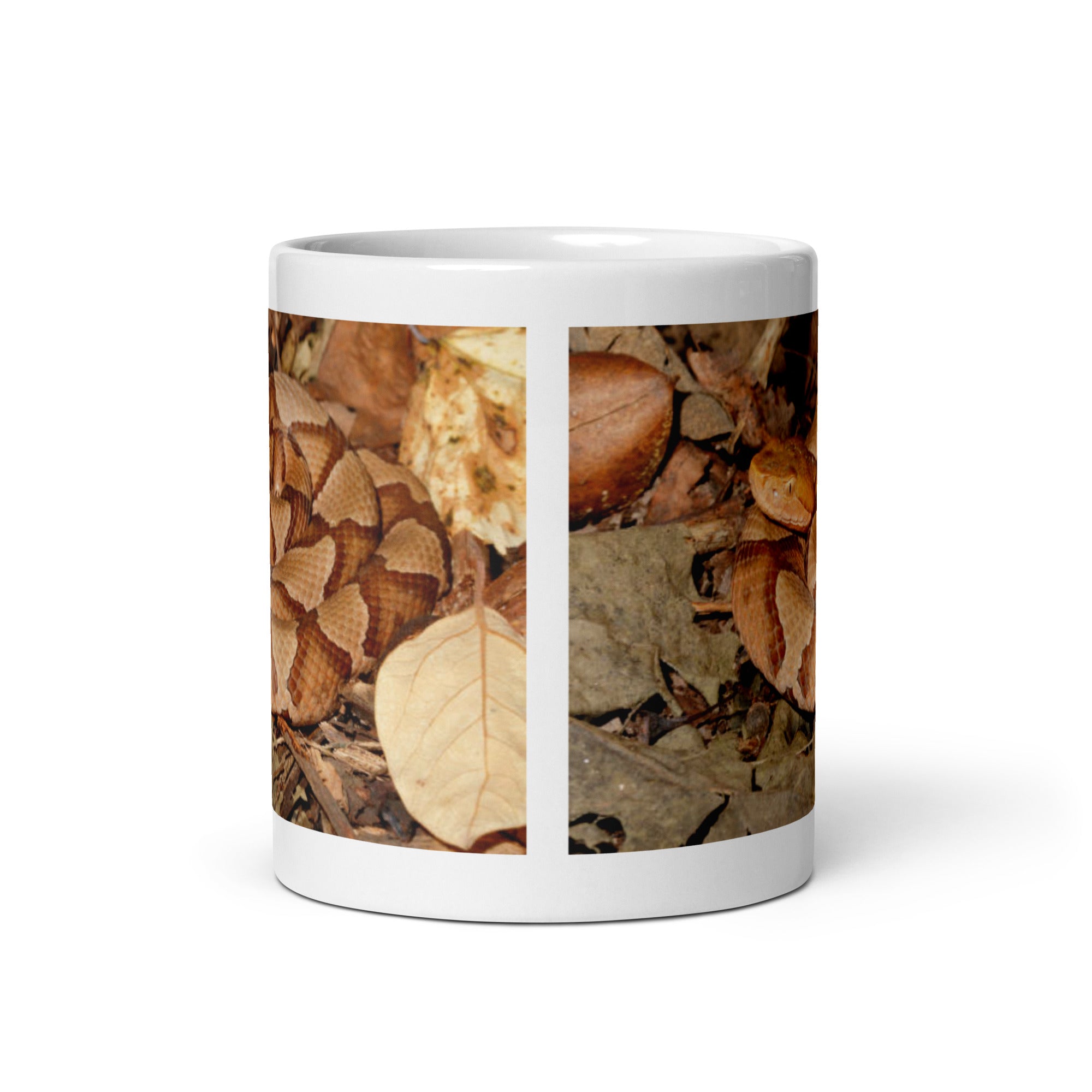 "Copperhead Mug #1: Elegance and Stealth of the Forest  (Ceramic)"