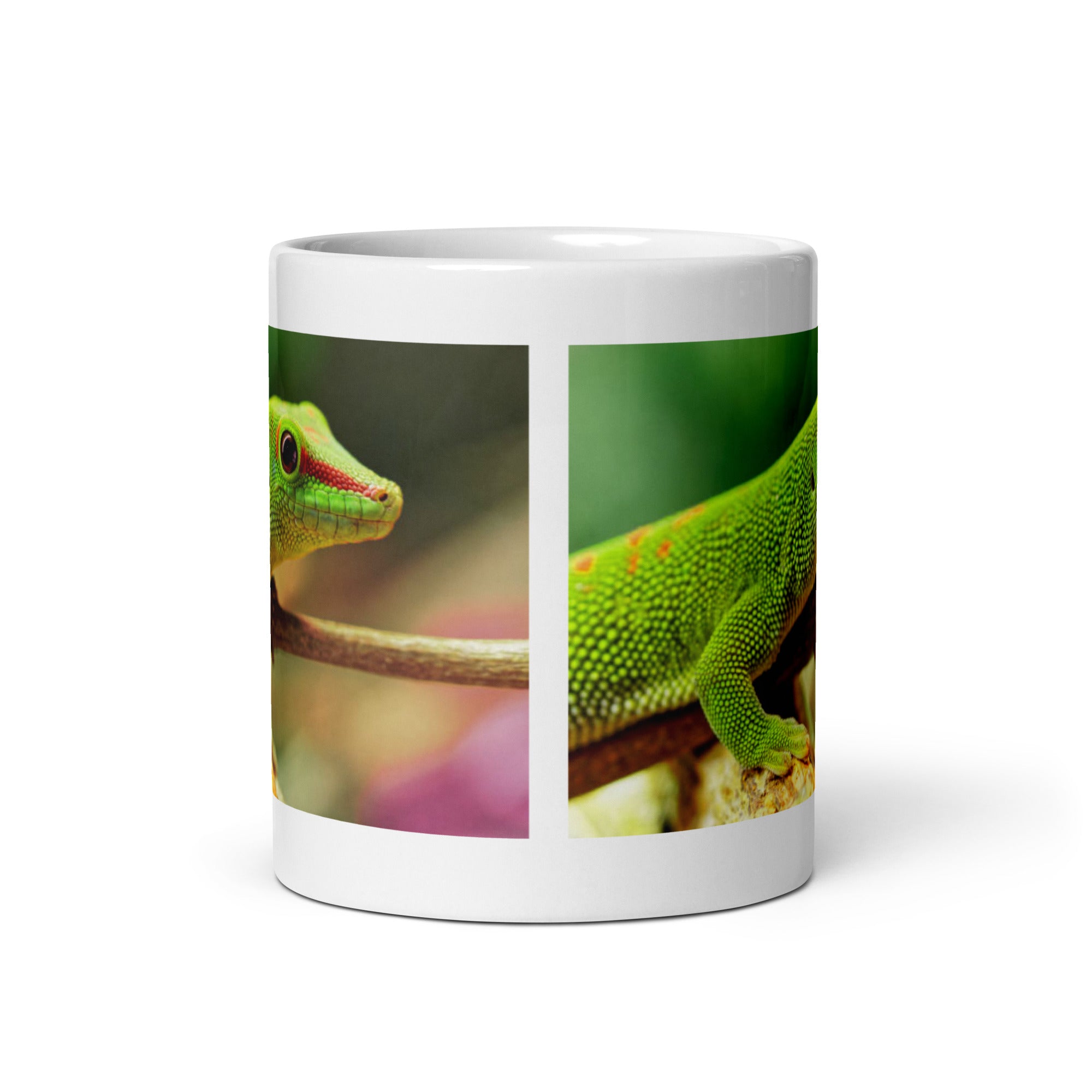 "Gecko Mug #1:  Charm and Agility of the Tropics  (Ceramic)"