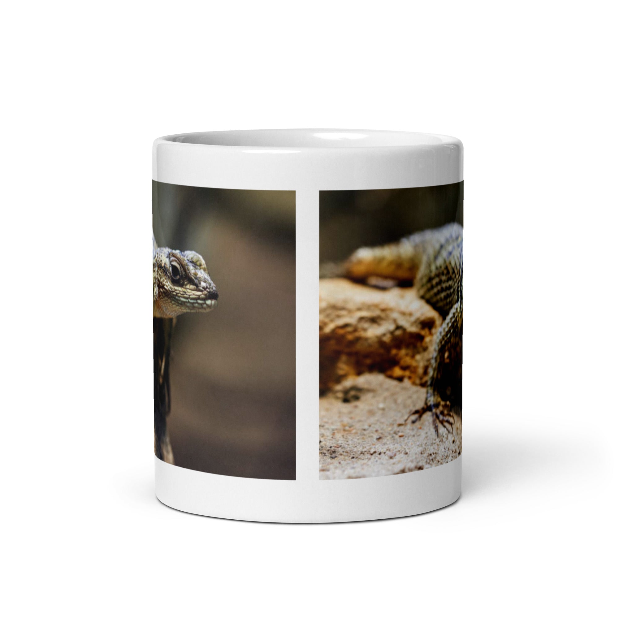 "Lizard Mug #1: Agility and Charm of the Reptile World  (Ceramic)"