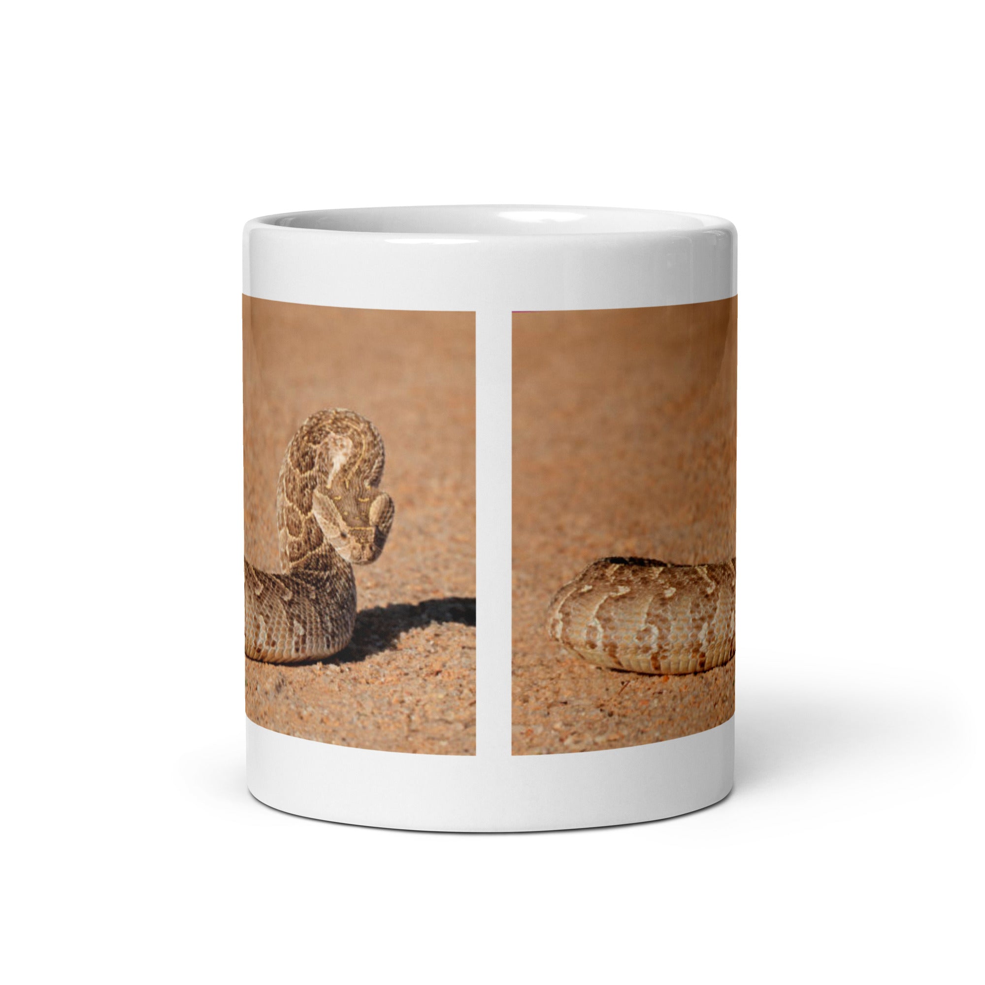 "Puff Adder Mug #1:  Stealth and Power of the Savanna  (Ceramic)"