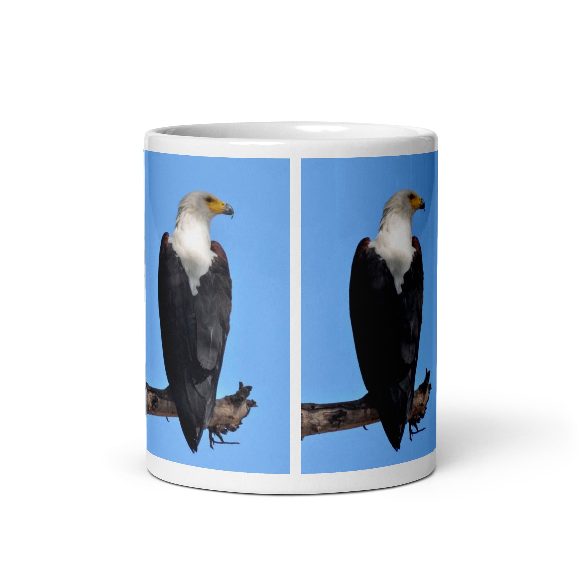 "African Fish Eagle Mug #1: The Piercing Call (Ceramic)"