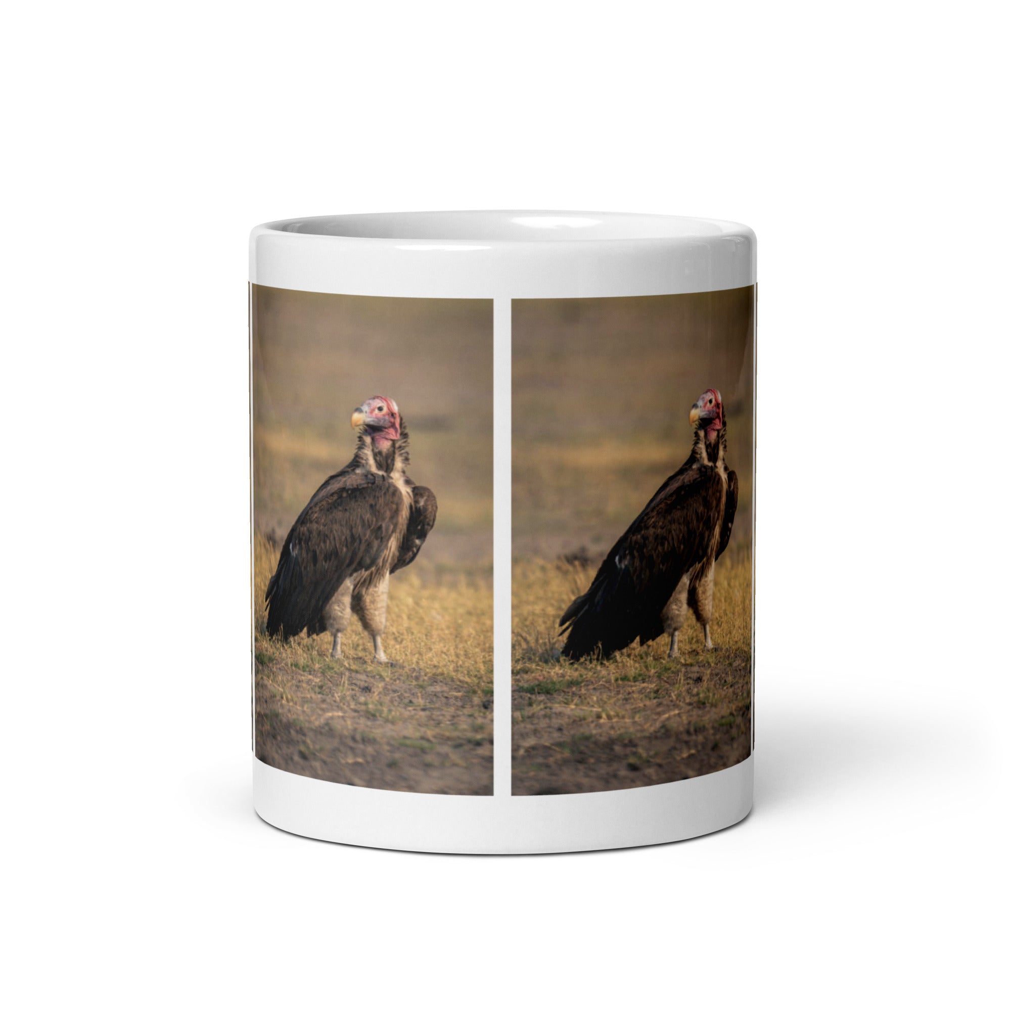 "Lappet-Faced Vulture Mug #1: The Feathered Powerhouse (Ceramic)"