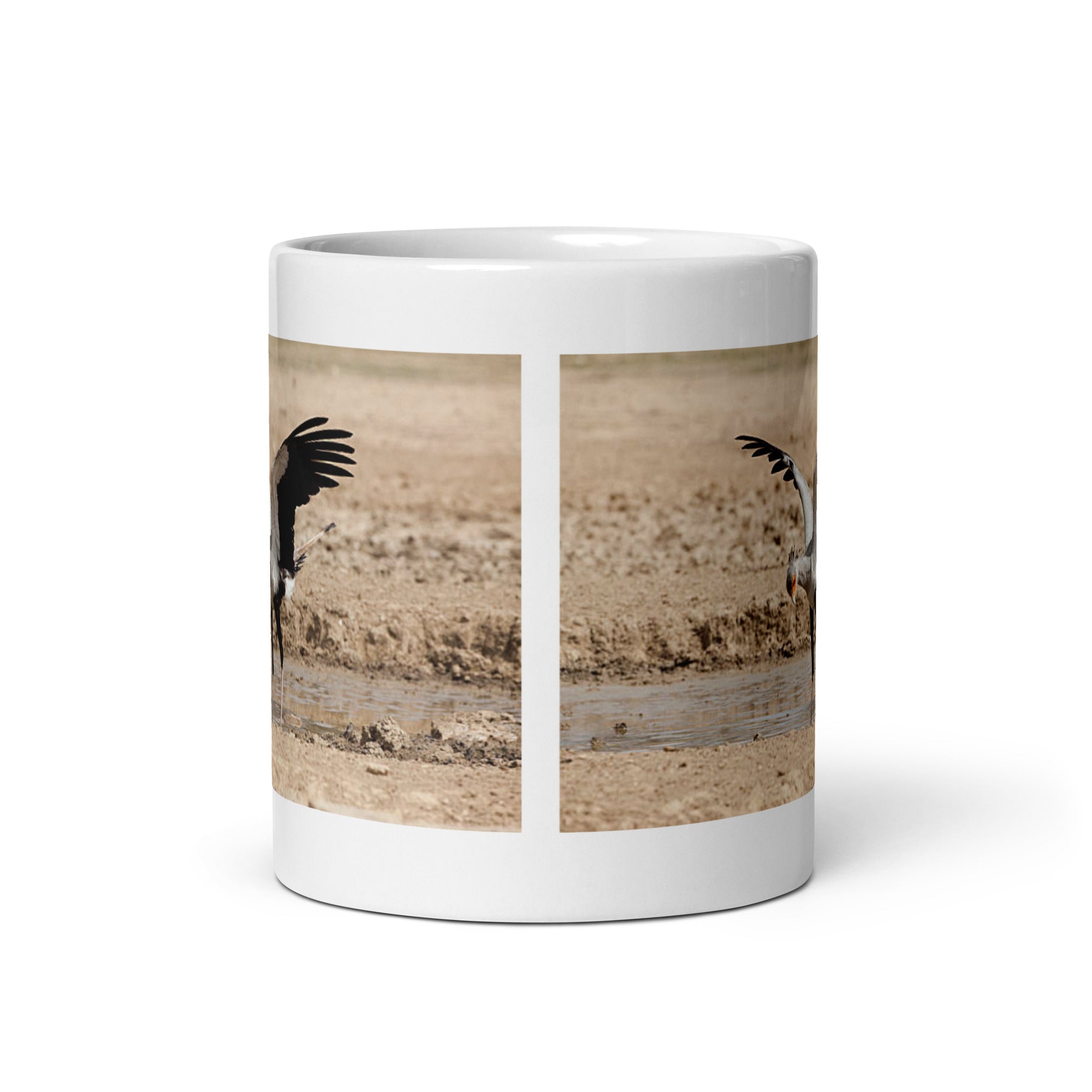 "Secretary Bird Mug #1: The Serpent Stomper (Ceramic)"