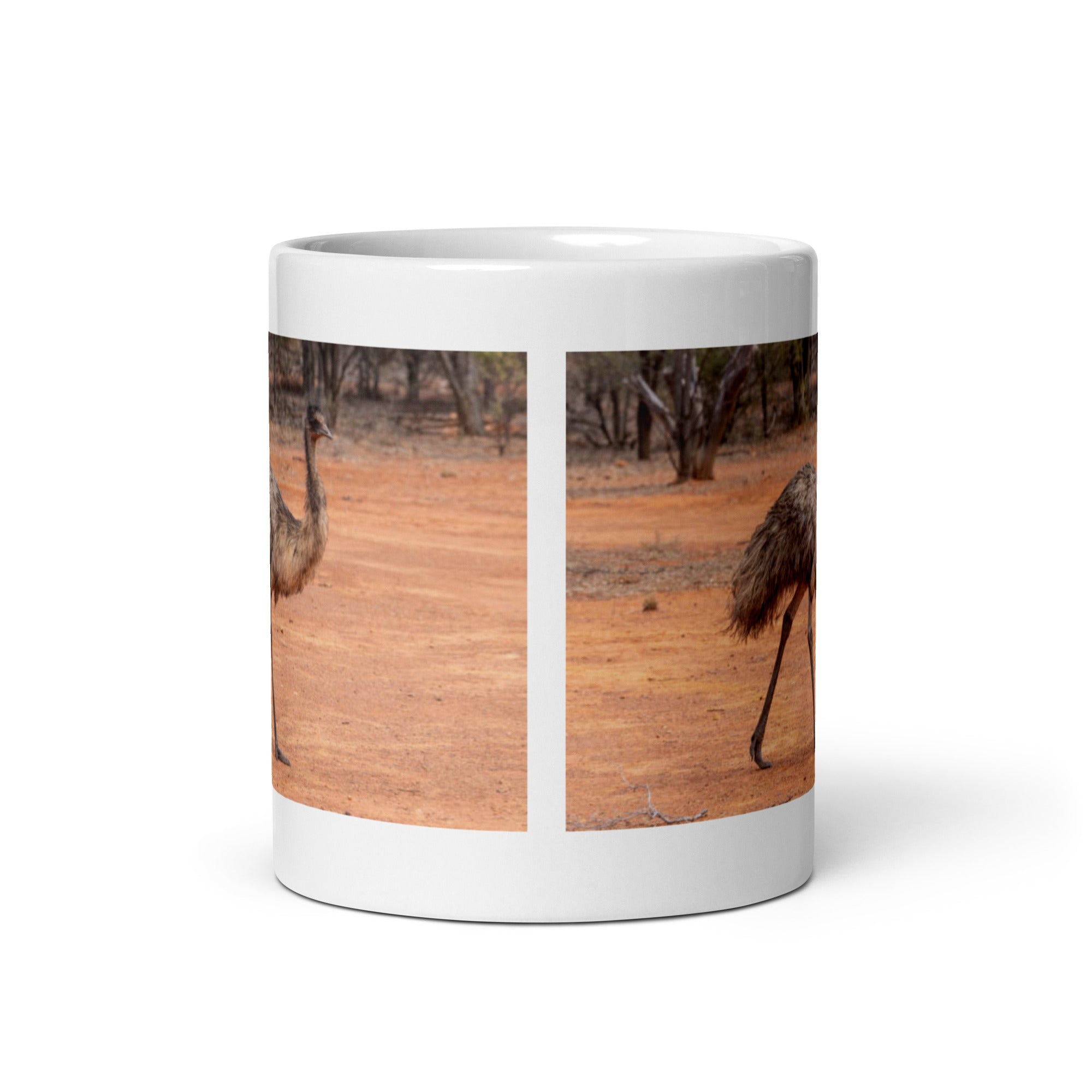 "Emu Mug #1: The Flightless Strider (Ceramic)"