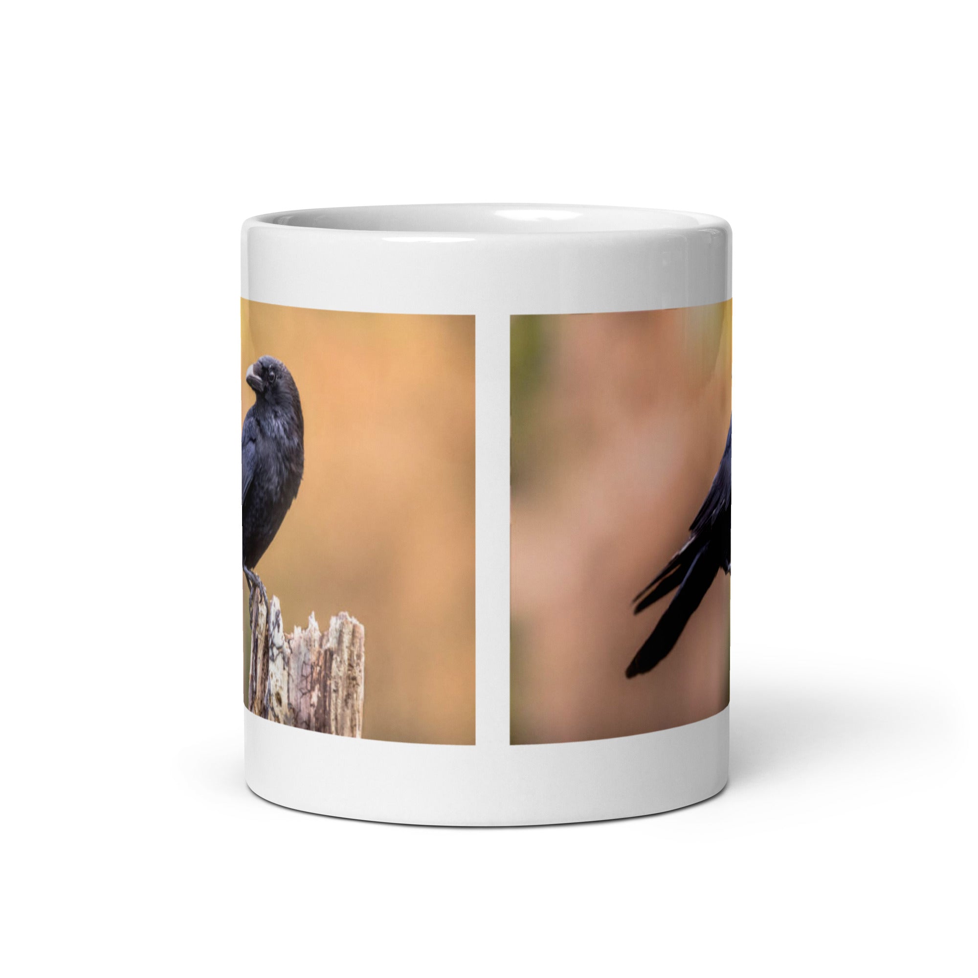 "Crow Mug #1: The Clever Corvid (Ceramic)"