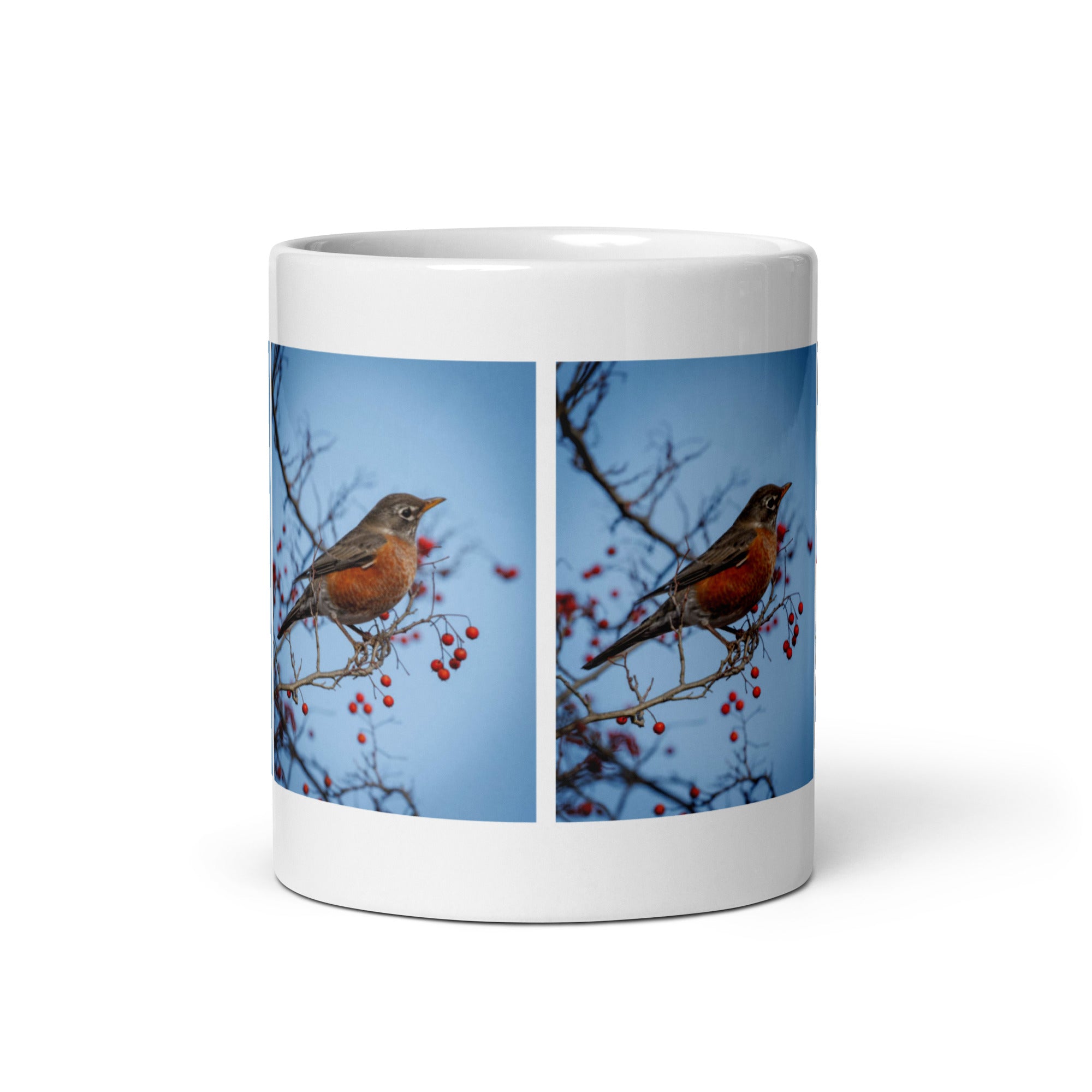 "Robin Mug #1: The Cheerful Early Bird (Ceramic)"