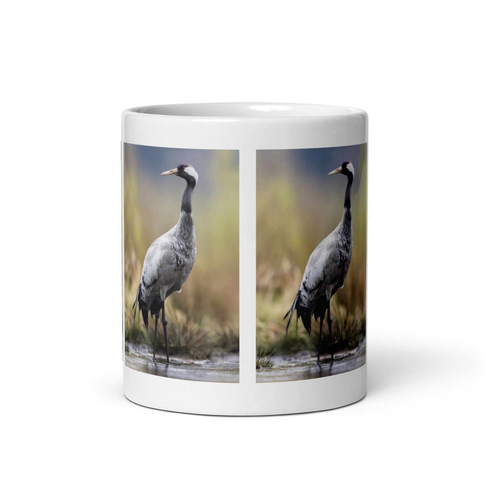 "Crane Mug #1: The Elegant Wader (Ceramic)"