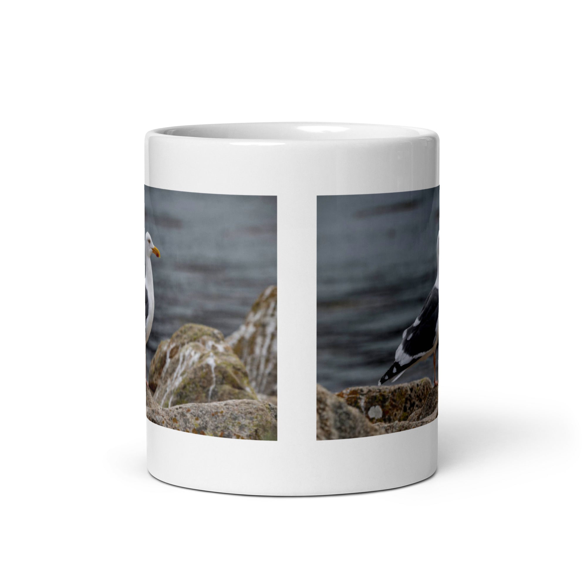 "Gull Mug #1: The Coastal Scavenger (Ceramic)"