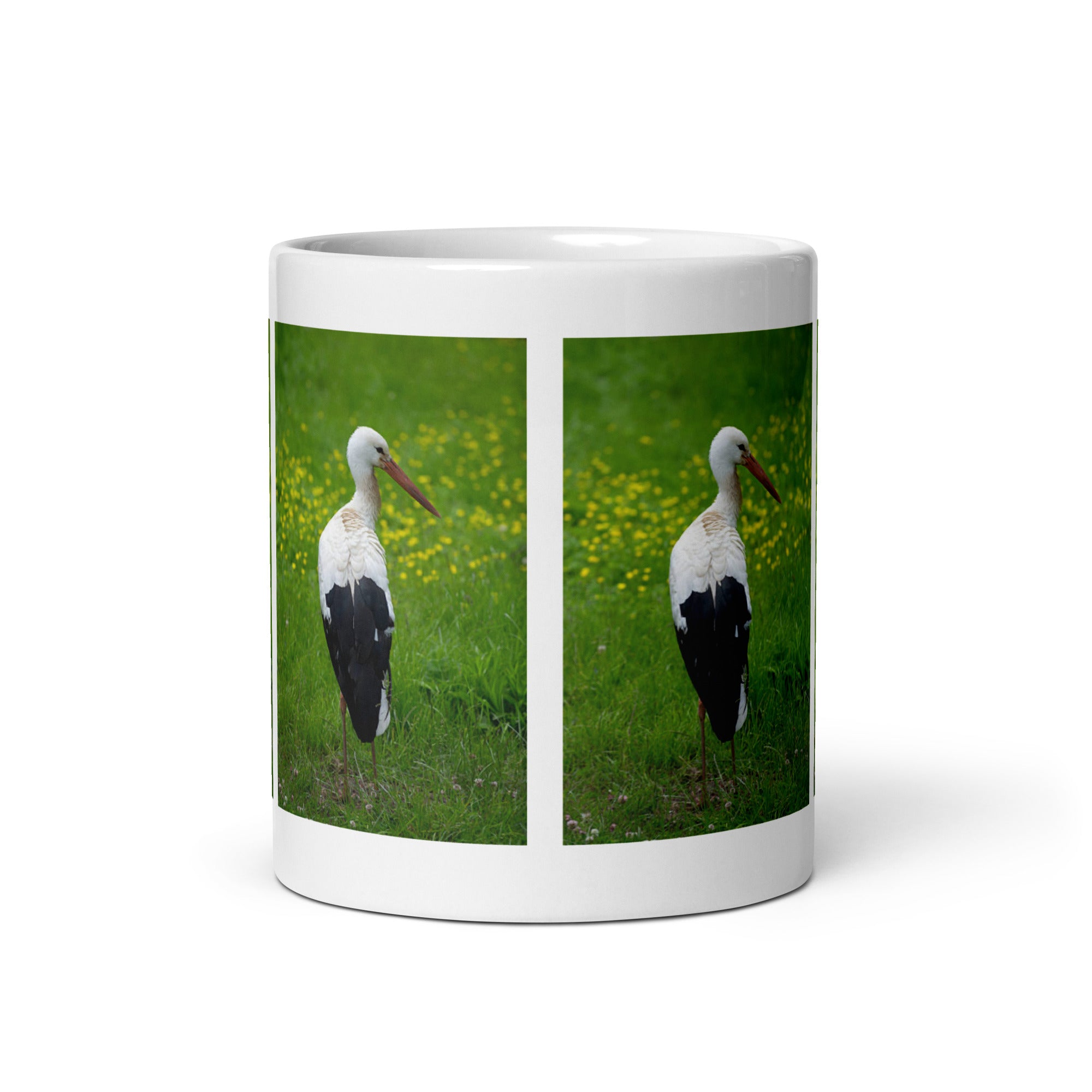 "Stork Mug #1: The Long-legged Deliverer (Ceramic)"