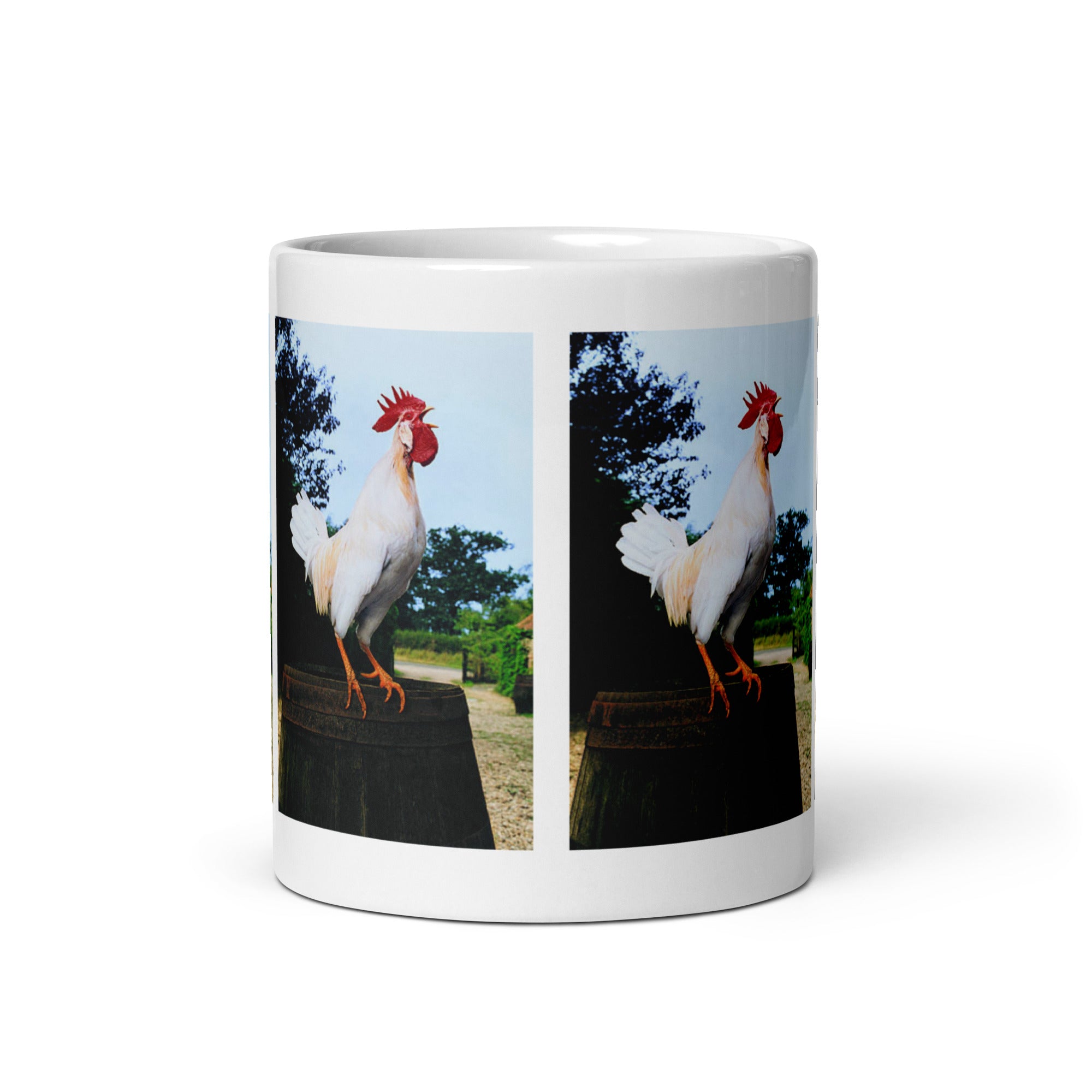 "Chicken Mug #1: The Clucky Connoisseur (Ceramic)"