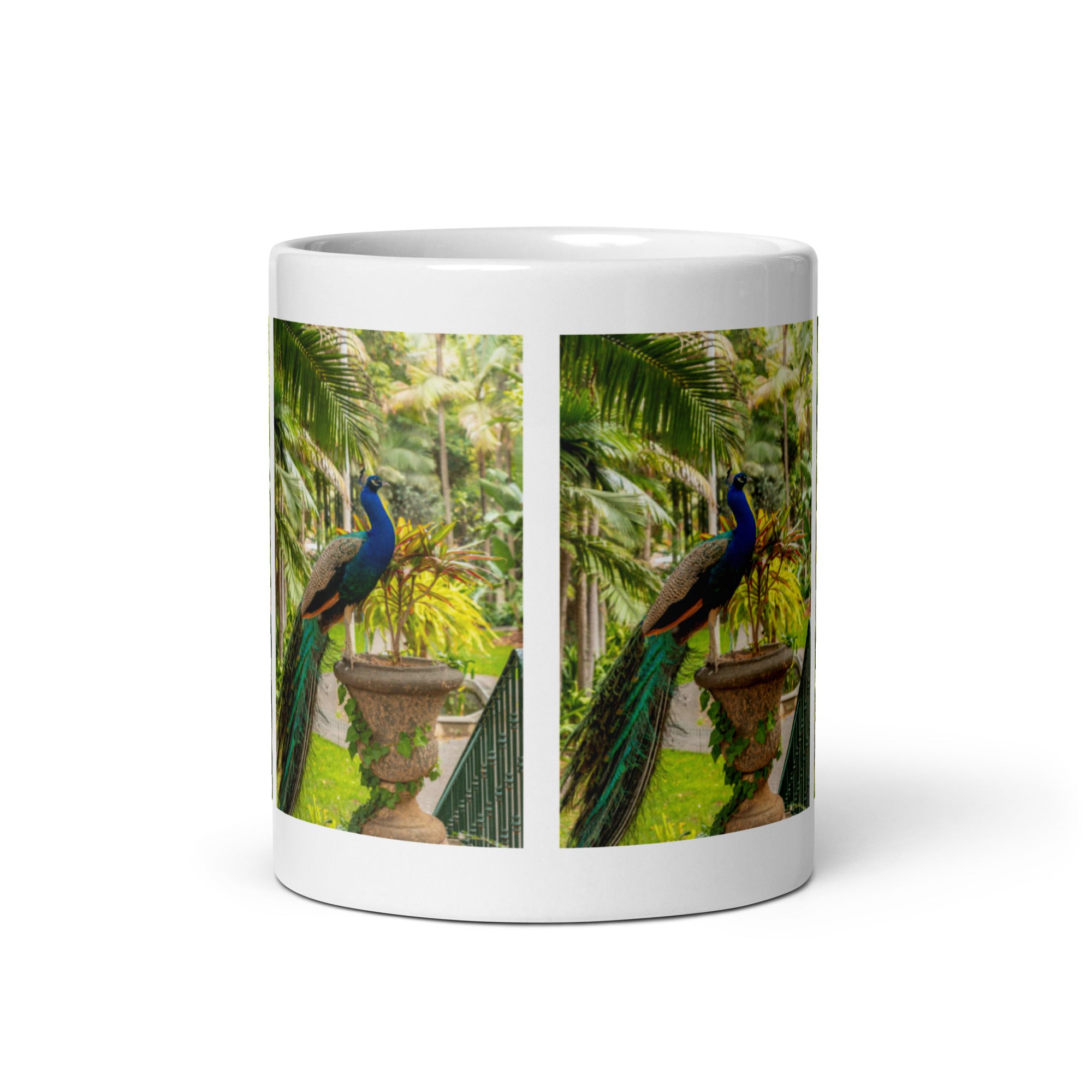 "Peacock Mug #1: The Iridescent Showstopper (Ceramic)"