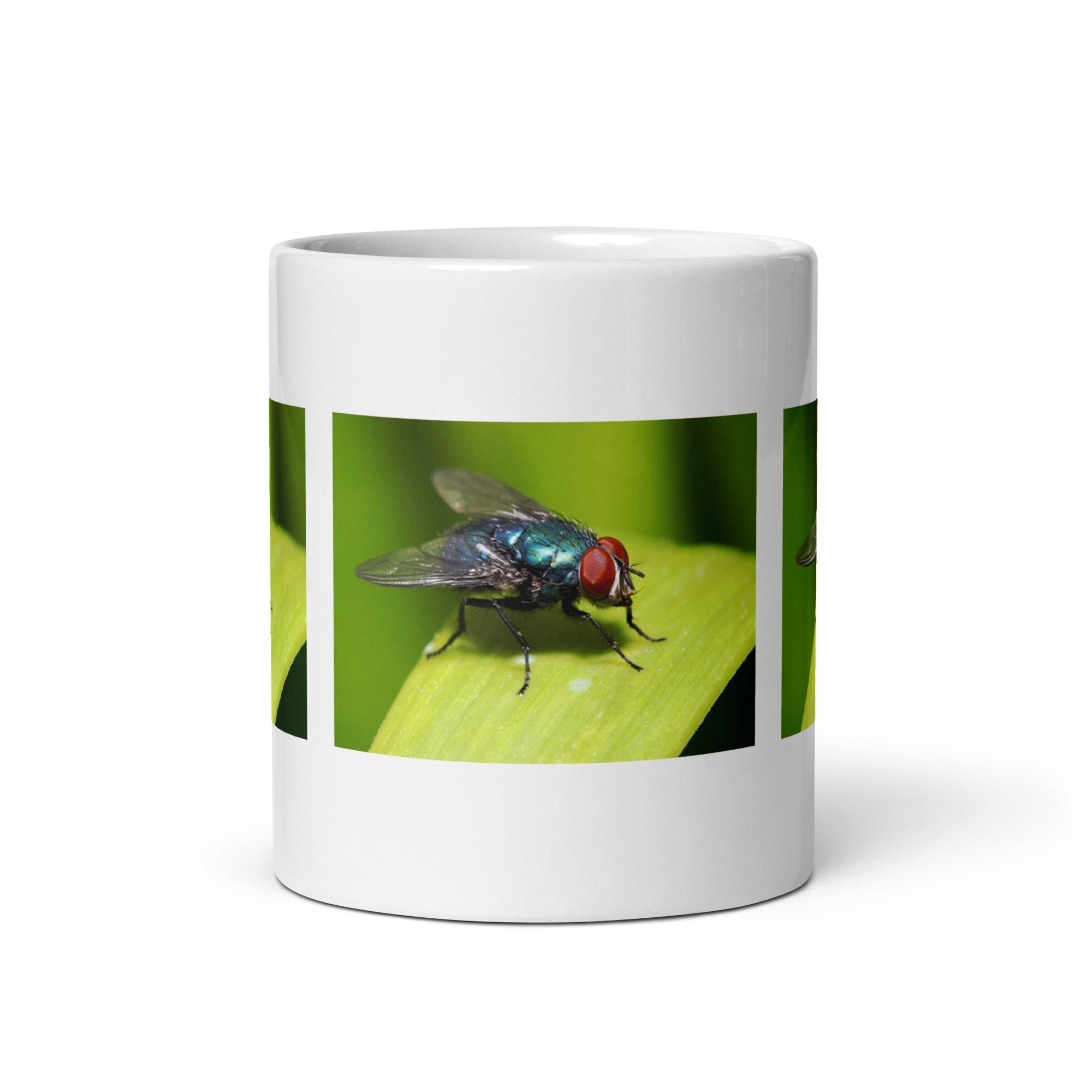 "Fly Mug #1: The Buzzing Pollinator (Ceramic)"