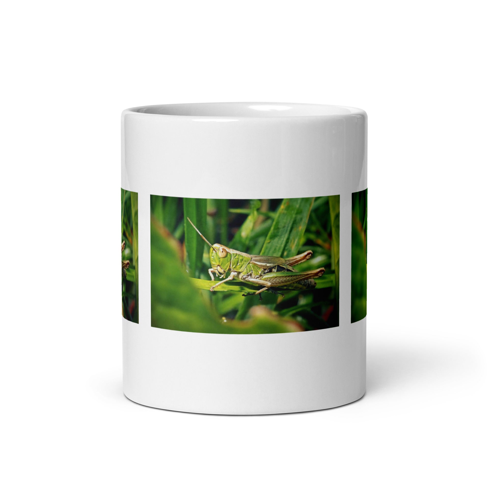 "Grasshopper Mug #1: The Leaping Maestro (Ceramic)"