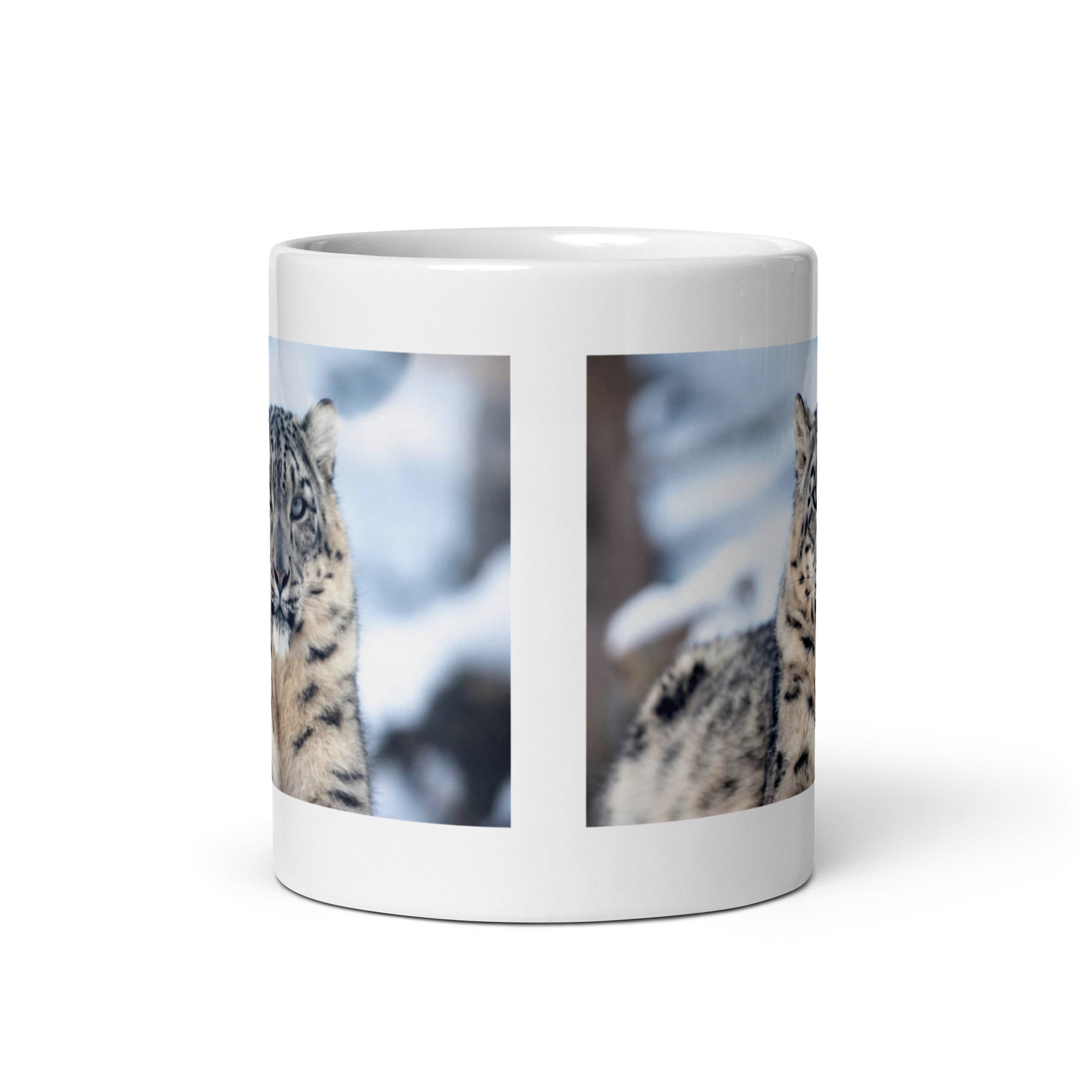 "Snow Leopard Mug #1: The Ghost of the Mountains (Ceramic)"