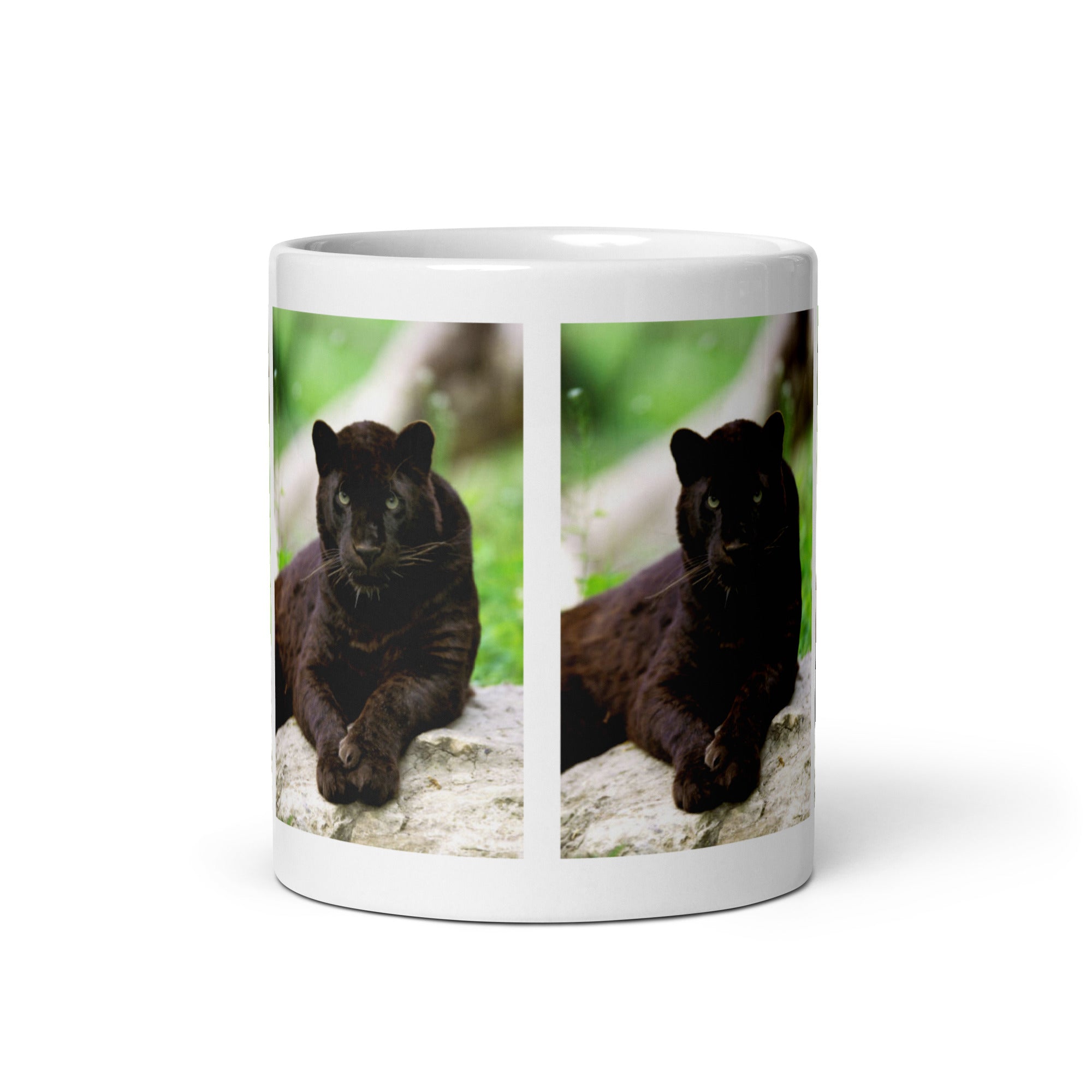 "Black Leopard Mug #1: The Phantom of the Night (Ceramic)"