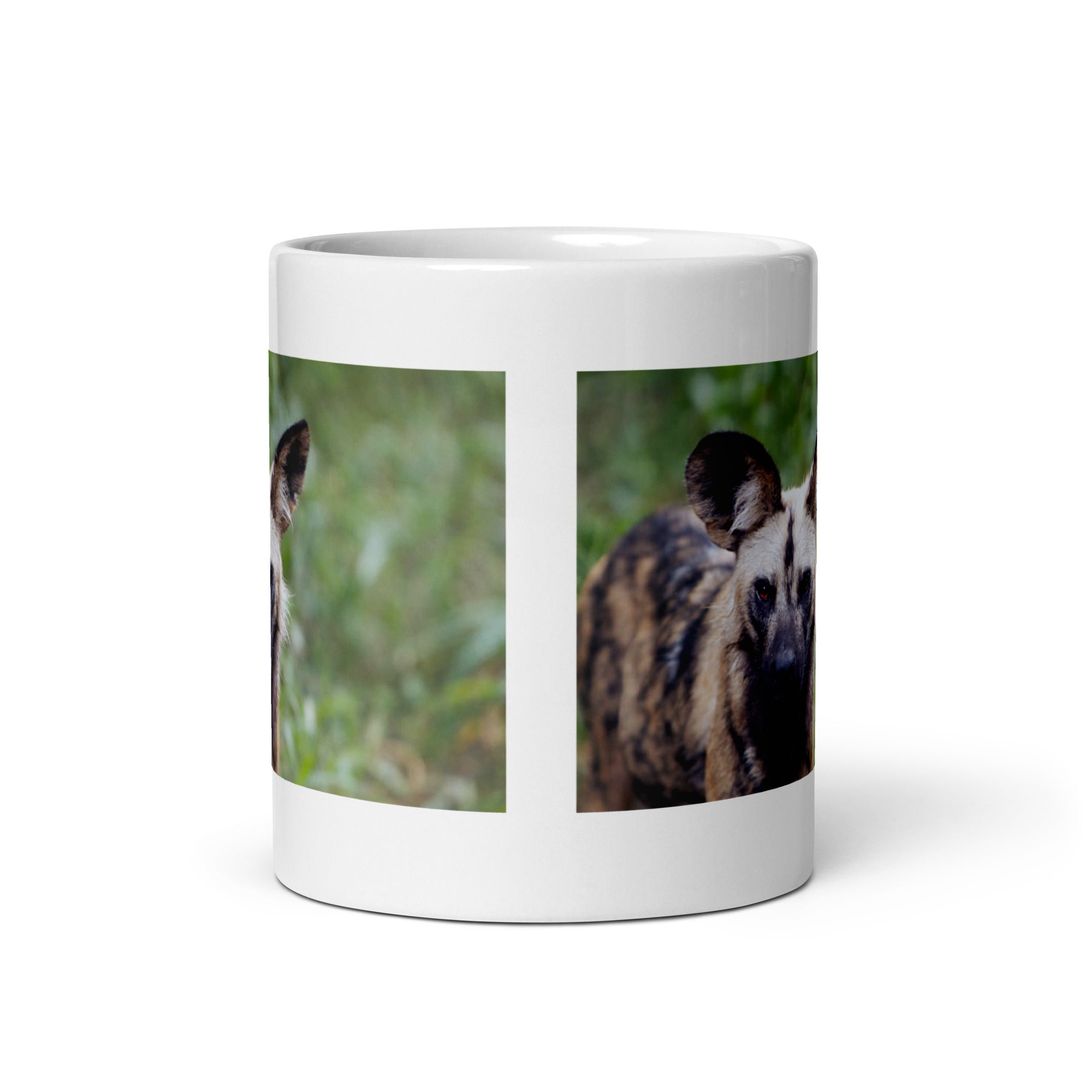 "African Wild Dog Mug #1: The Painted Pack Hunter (Ceramic)"