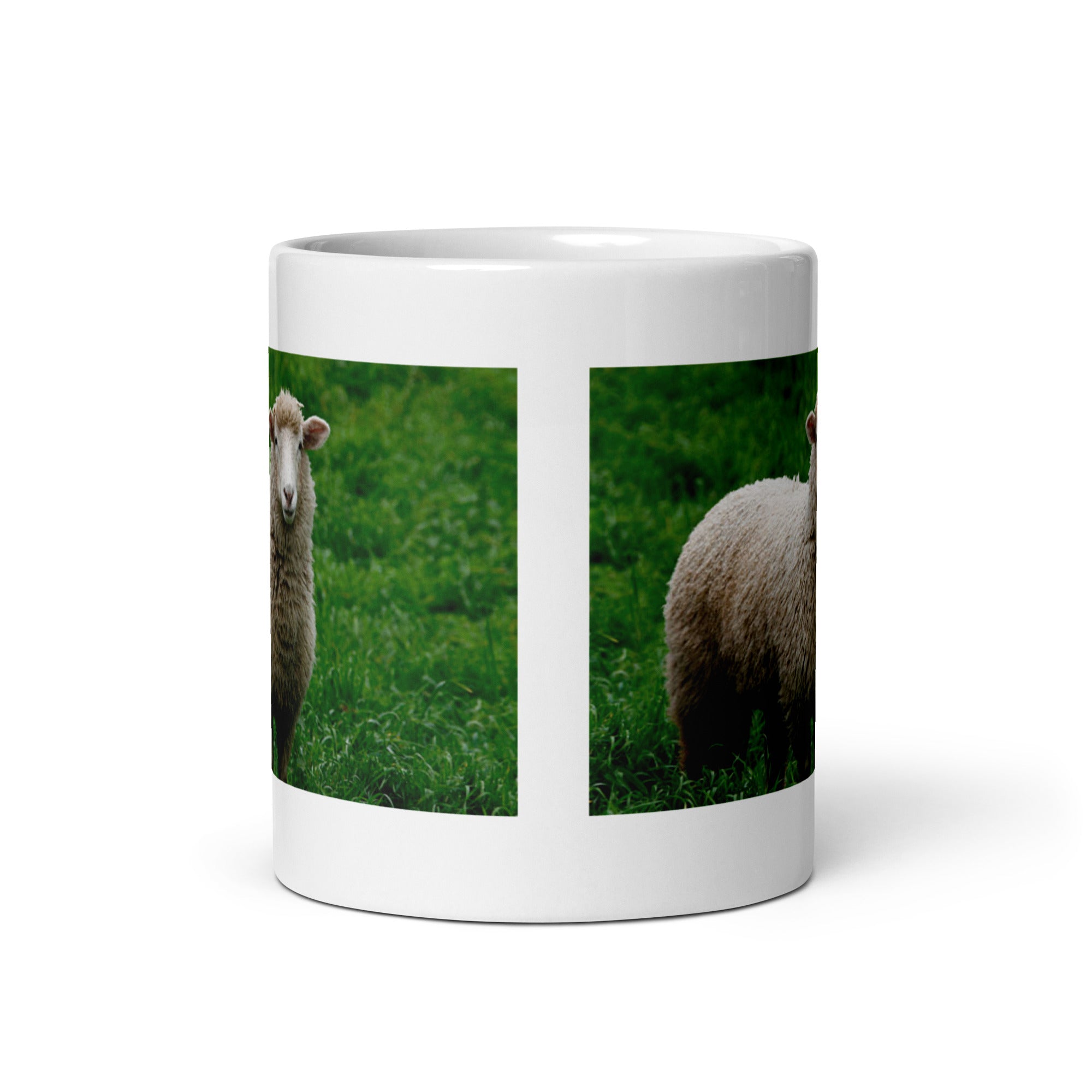 "Sheep Mug #1: The Wooly Wanderer (Ceramic)"