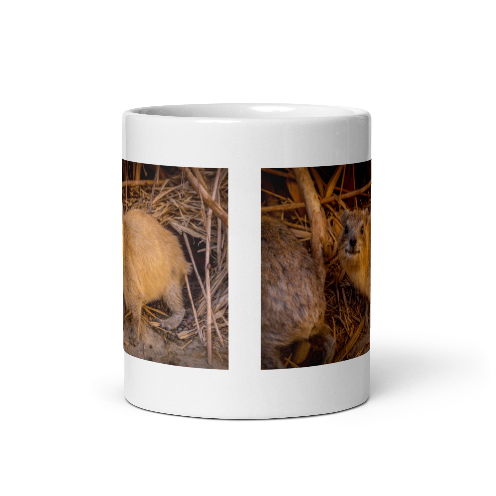 "Hyrax Mug #1: The Rock-Dwelling Relative (Ceramic)"