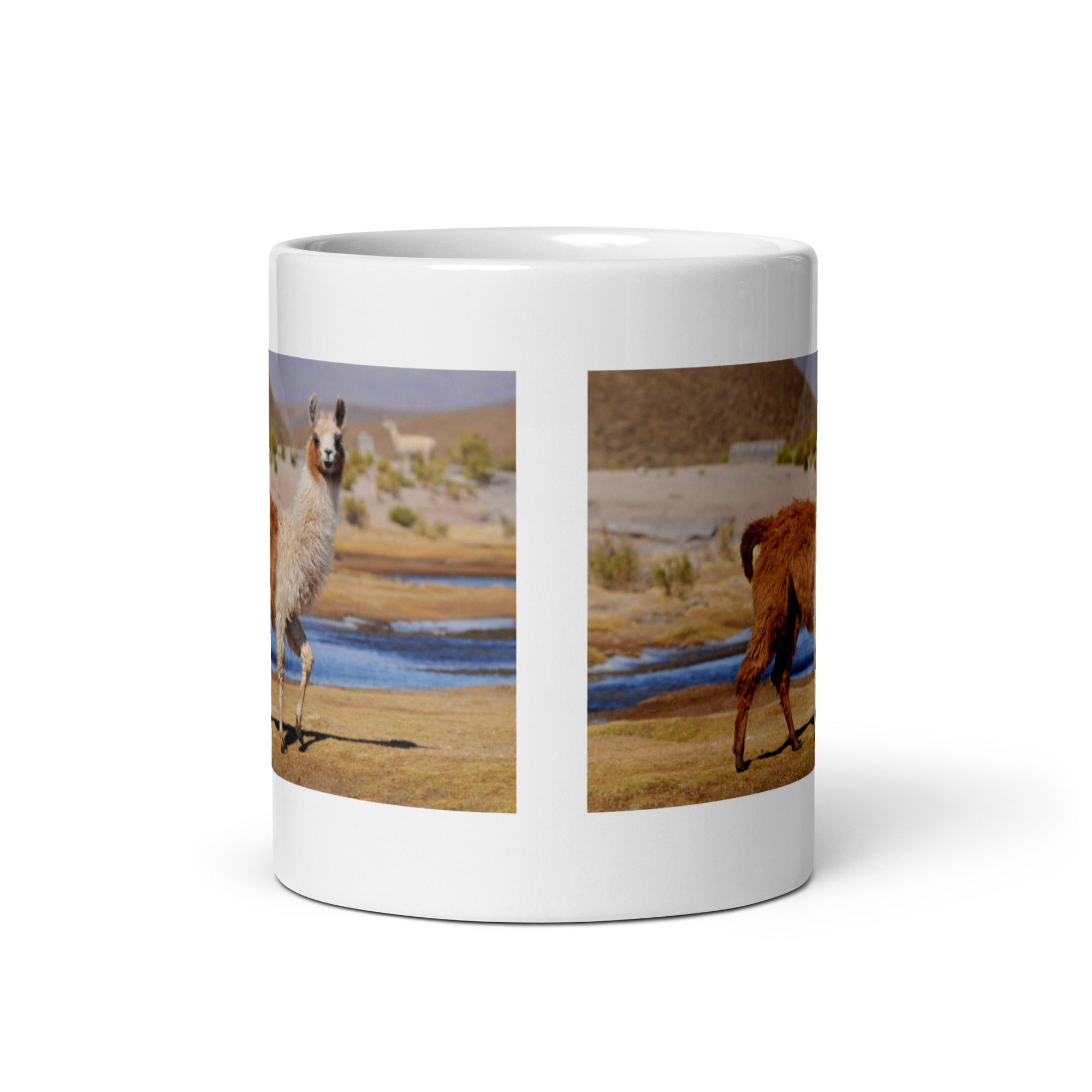 "Llama Mug #1: The High-Altitude Trekker (Ceramic)"