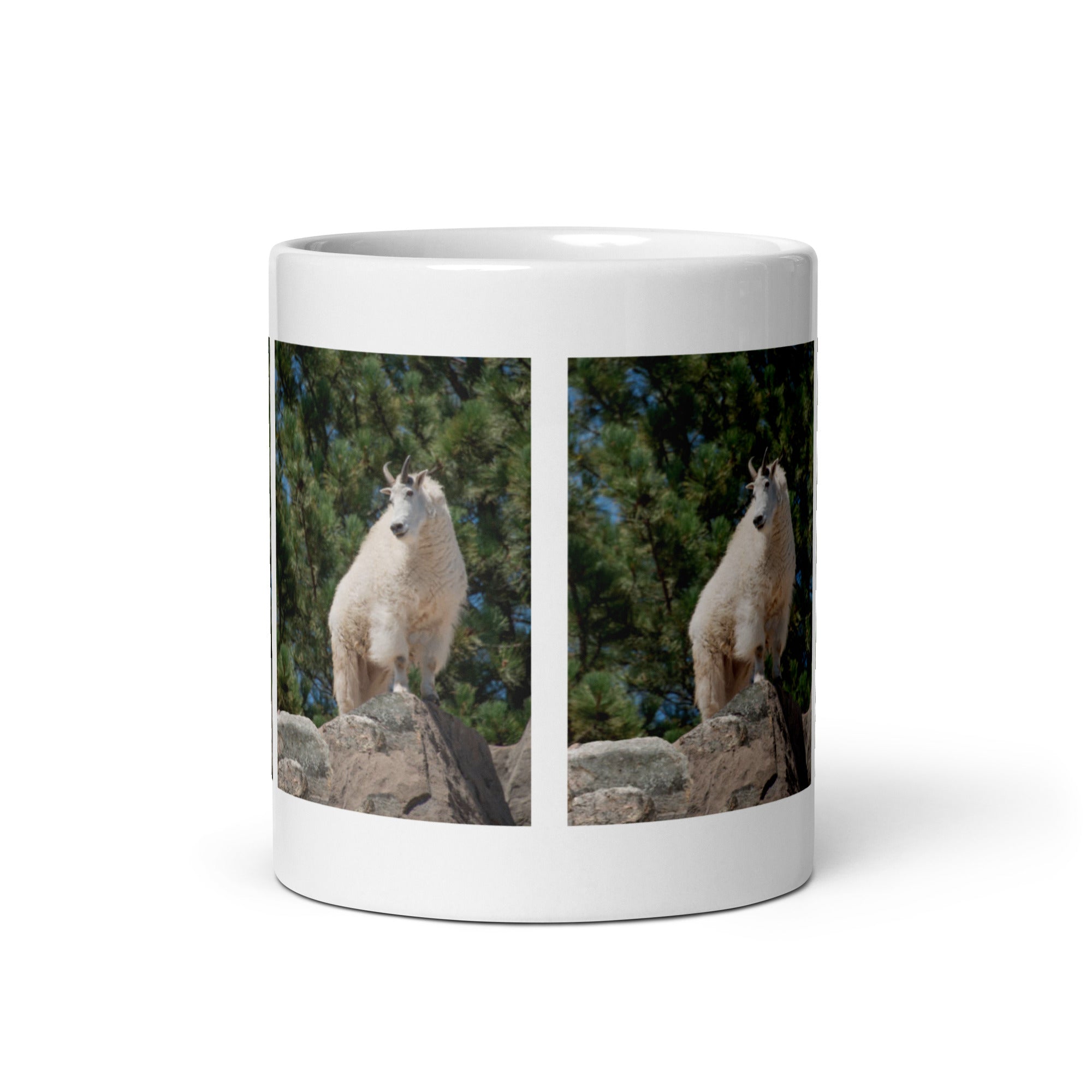 "Mountain Goat Mug #1: The Cliffside Climber (Ceramic)"