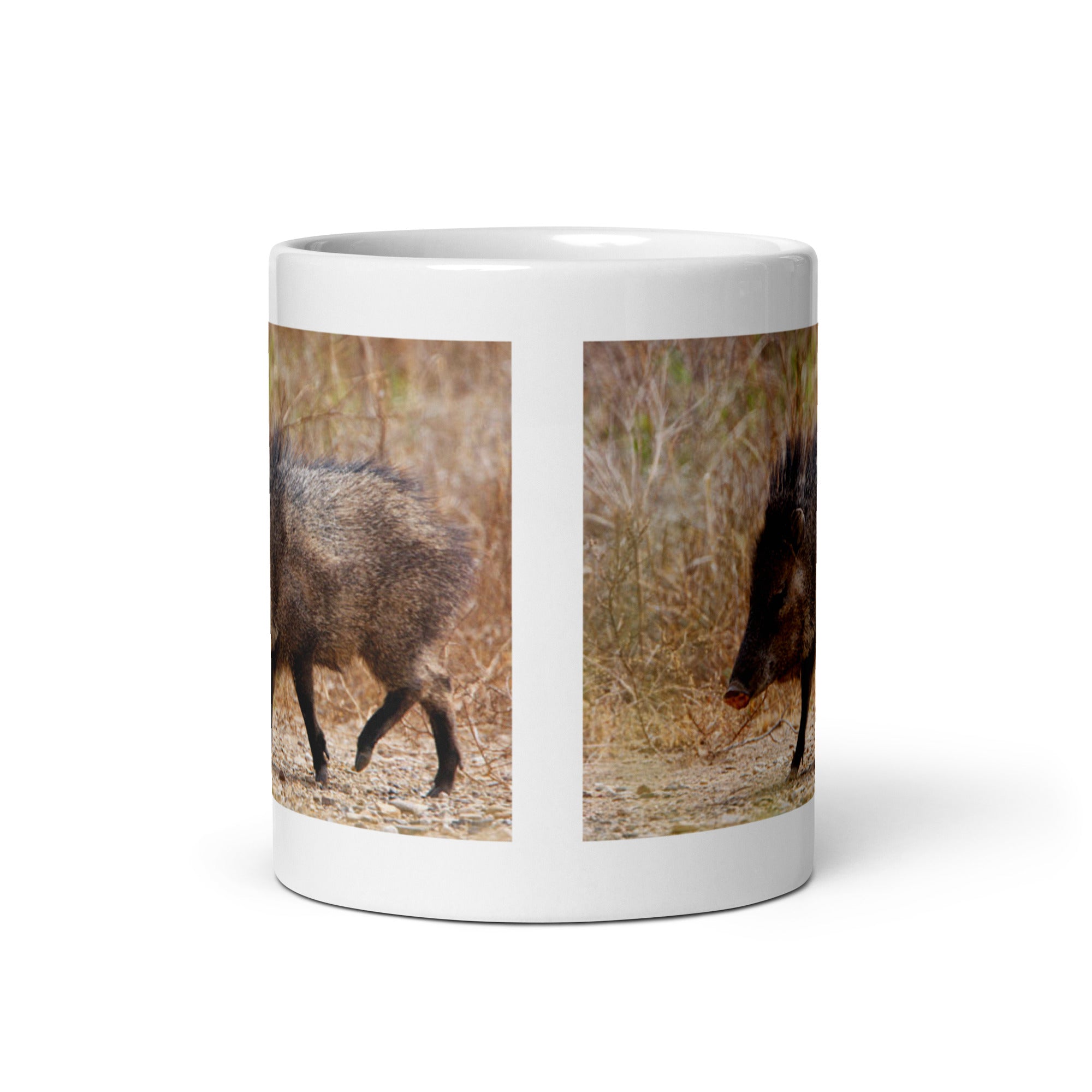 "Peccary Mug #1: The Bristly Browser (Ceramic)"