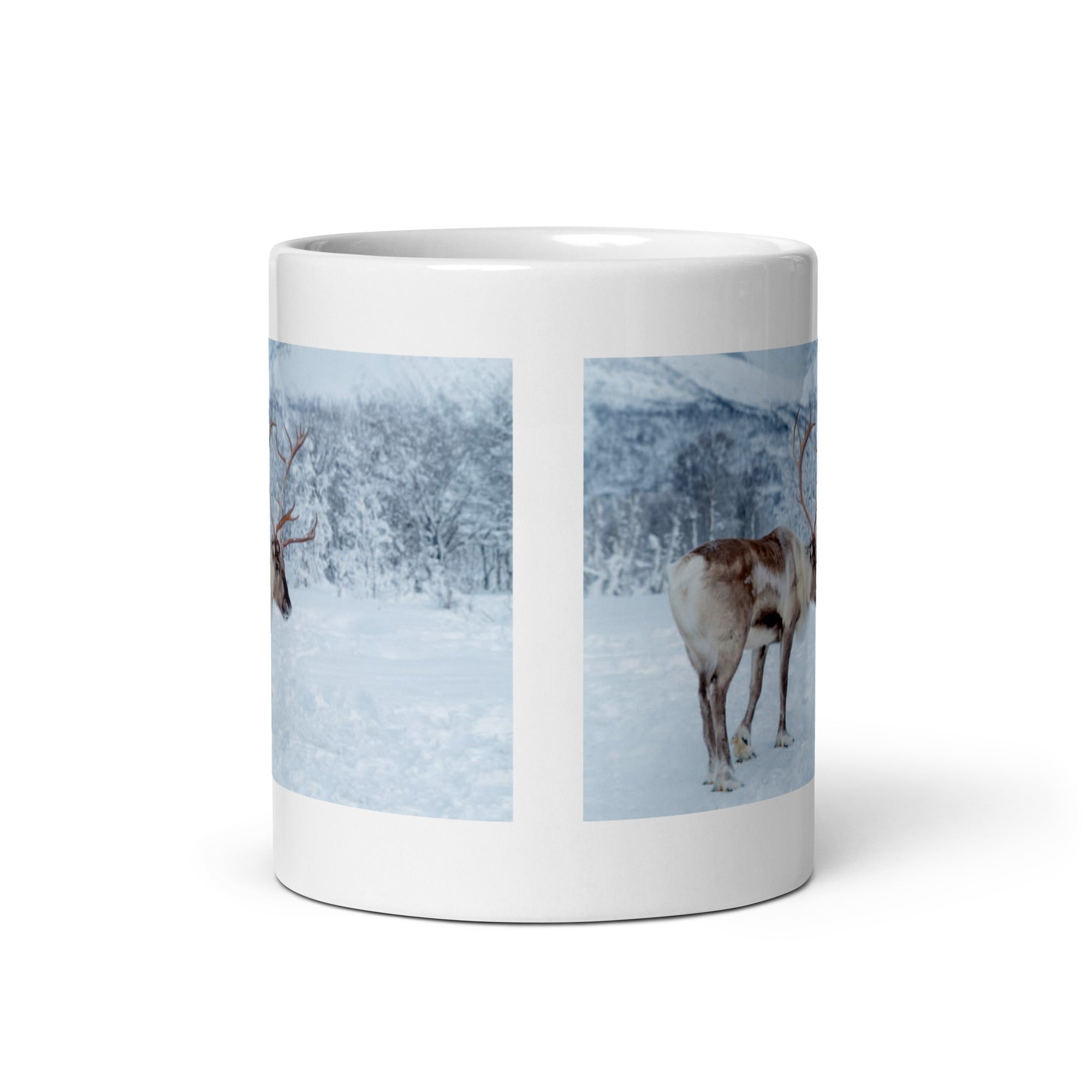 "Reindeer Mug #1: The Antlered Nomad (Ceramic)"