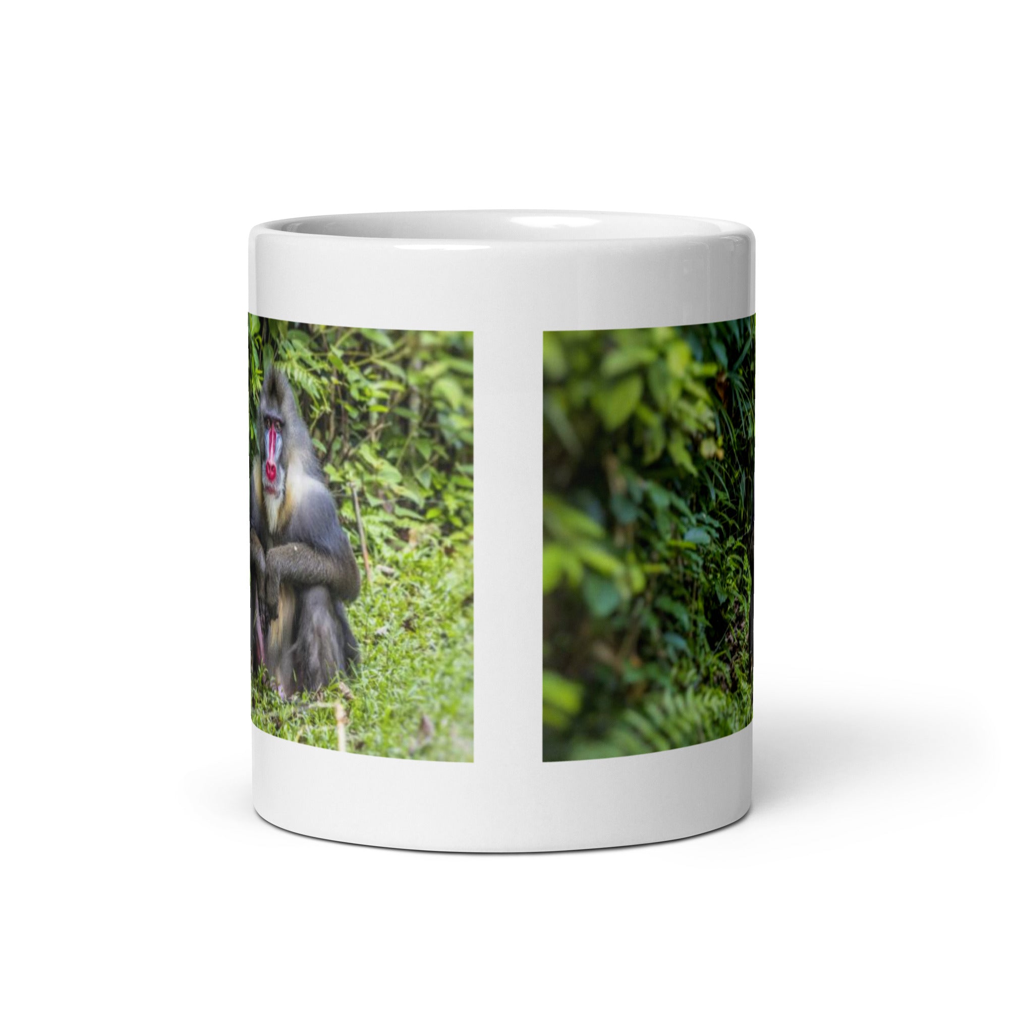 "Mandrill Mug #1: The Colorful Primate (Ceramic)"