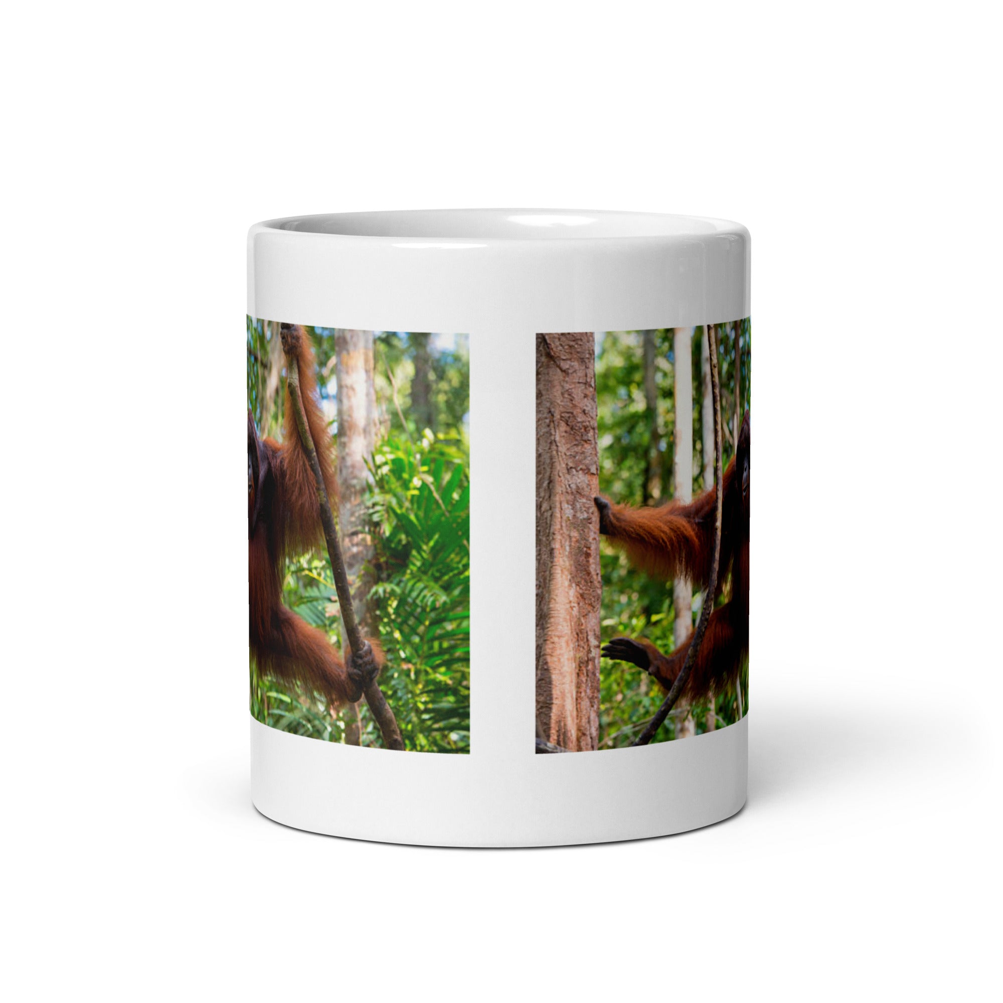 "Orangutan Mug #1: The Gentle Tree Dweller (Ceramic)"