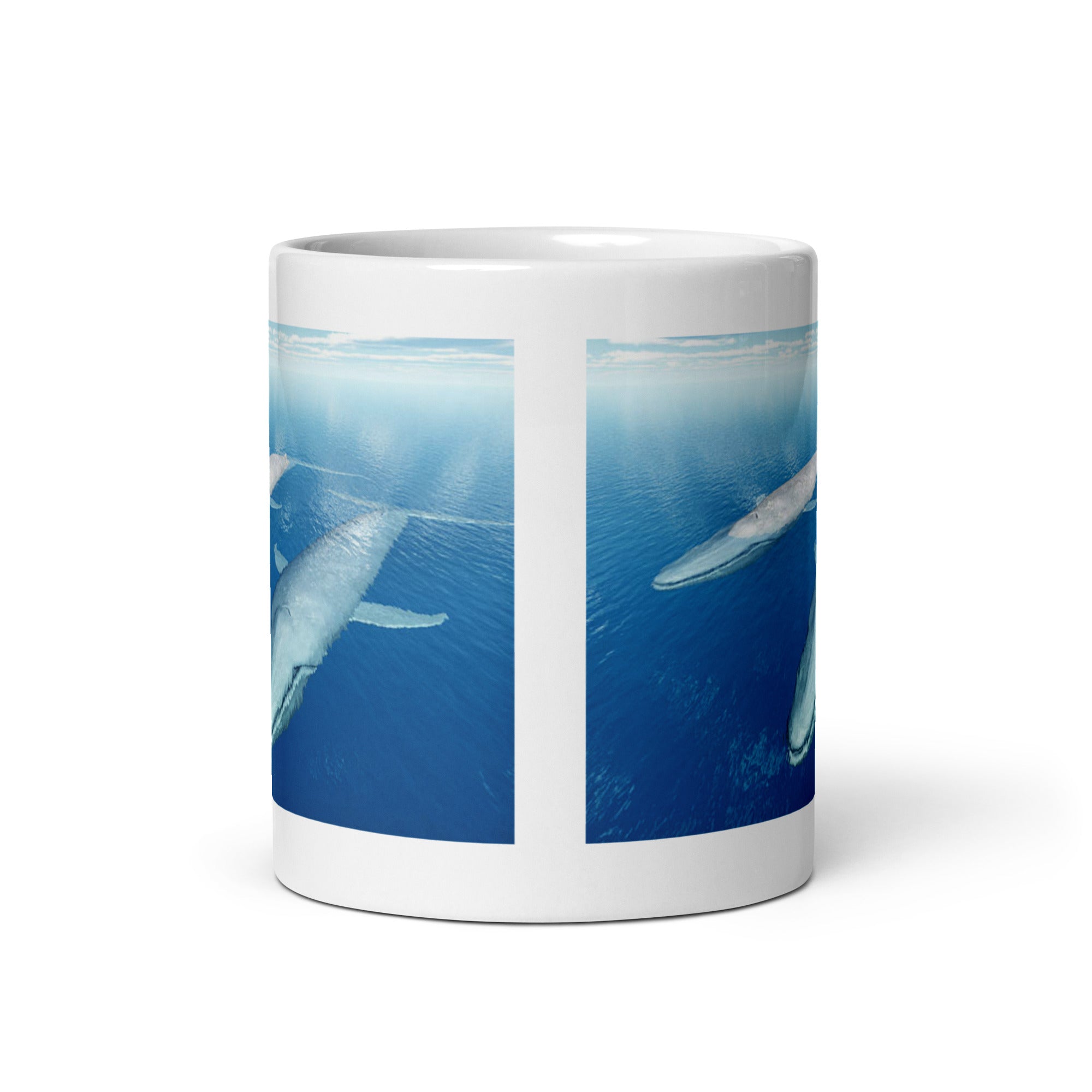 Blue Whale Mug #1: The Gentle Giant (Ceramic)