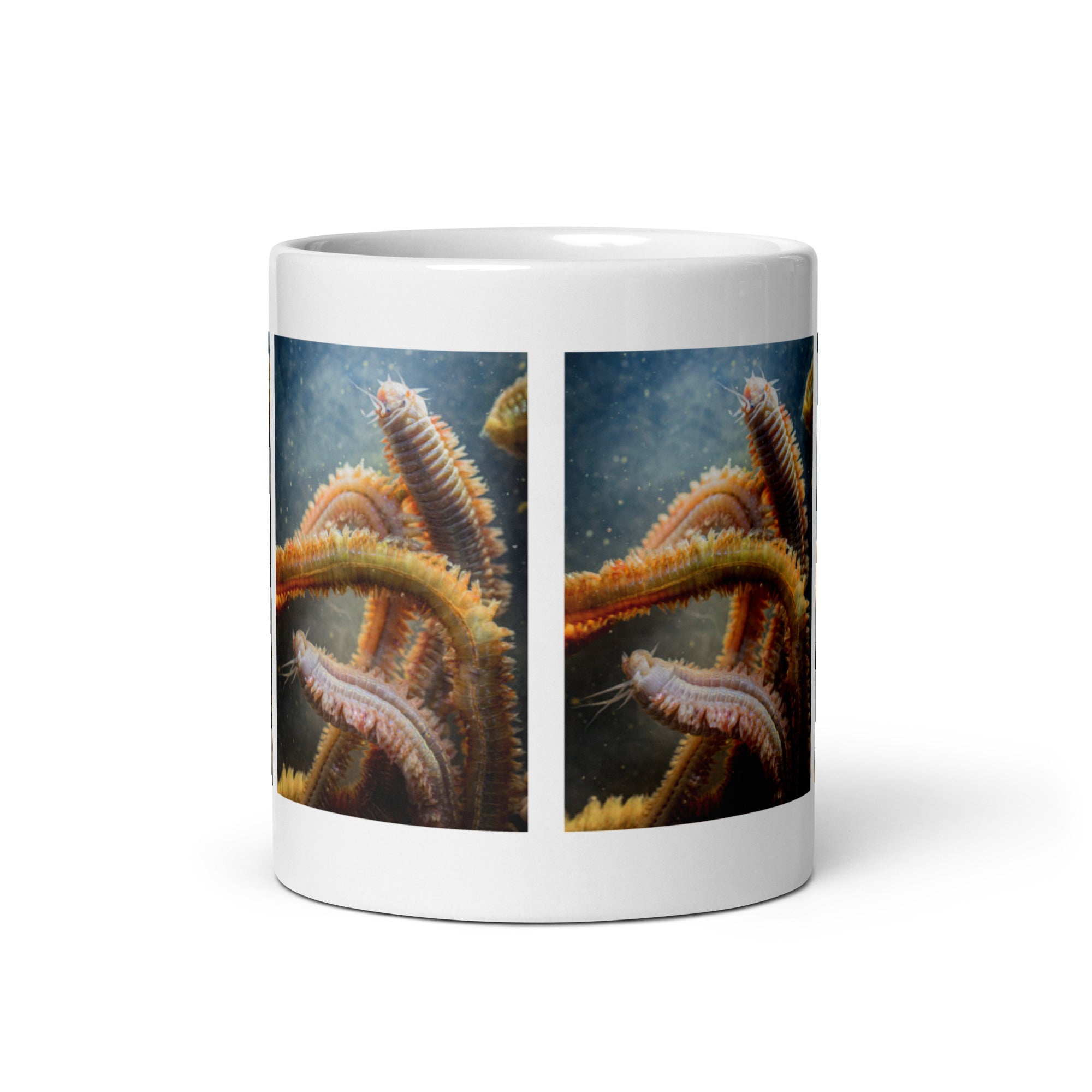 Worm Mug #1: Unique Marine Life Design (Ceramic)