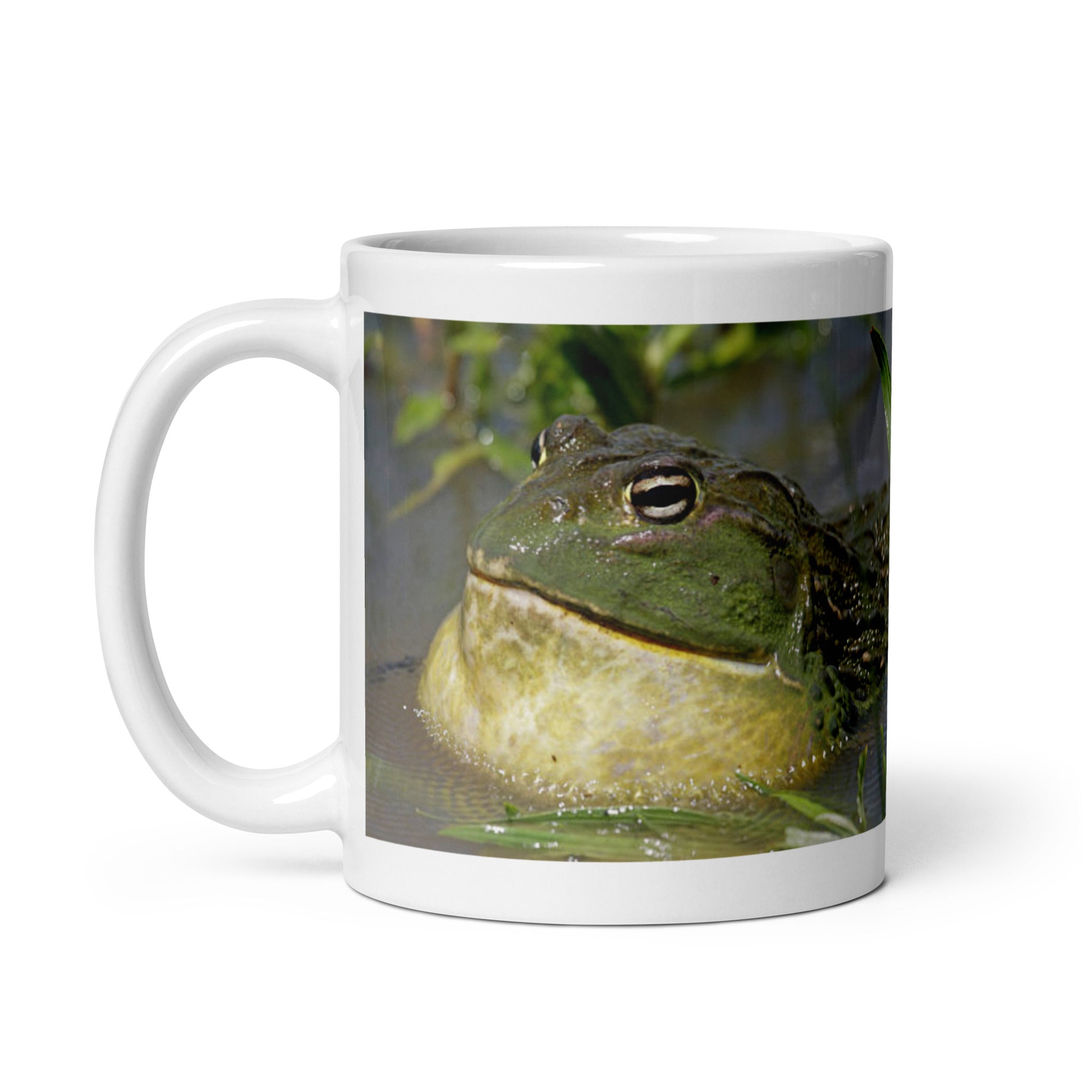 "African Bullfrog Mug #1: The Mighty Croaker (Ceramic)"