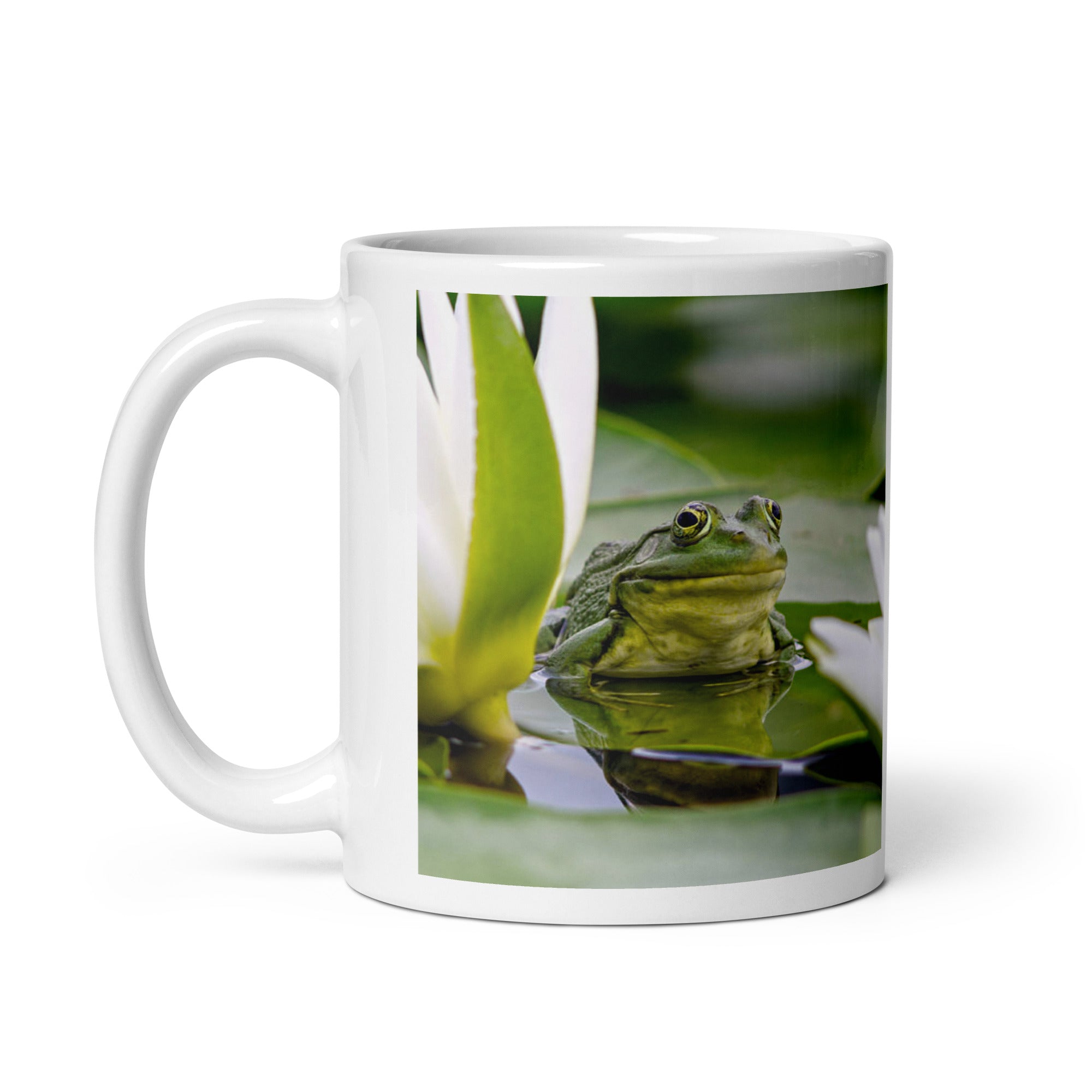 "Frog Mug #1: Nature’s Gentle Hopper (Ceramic)"