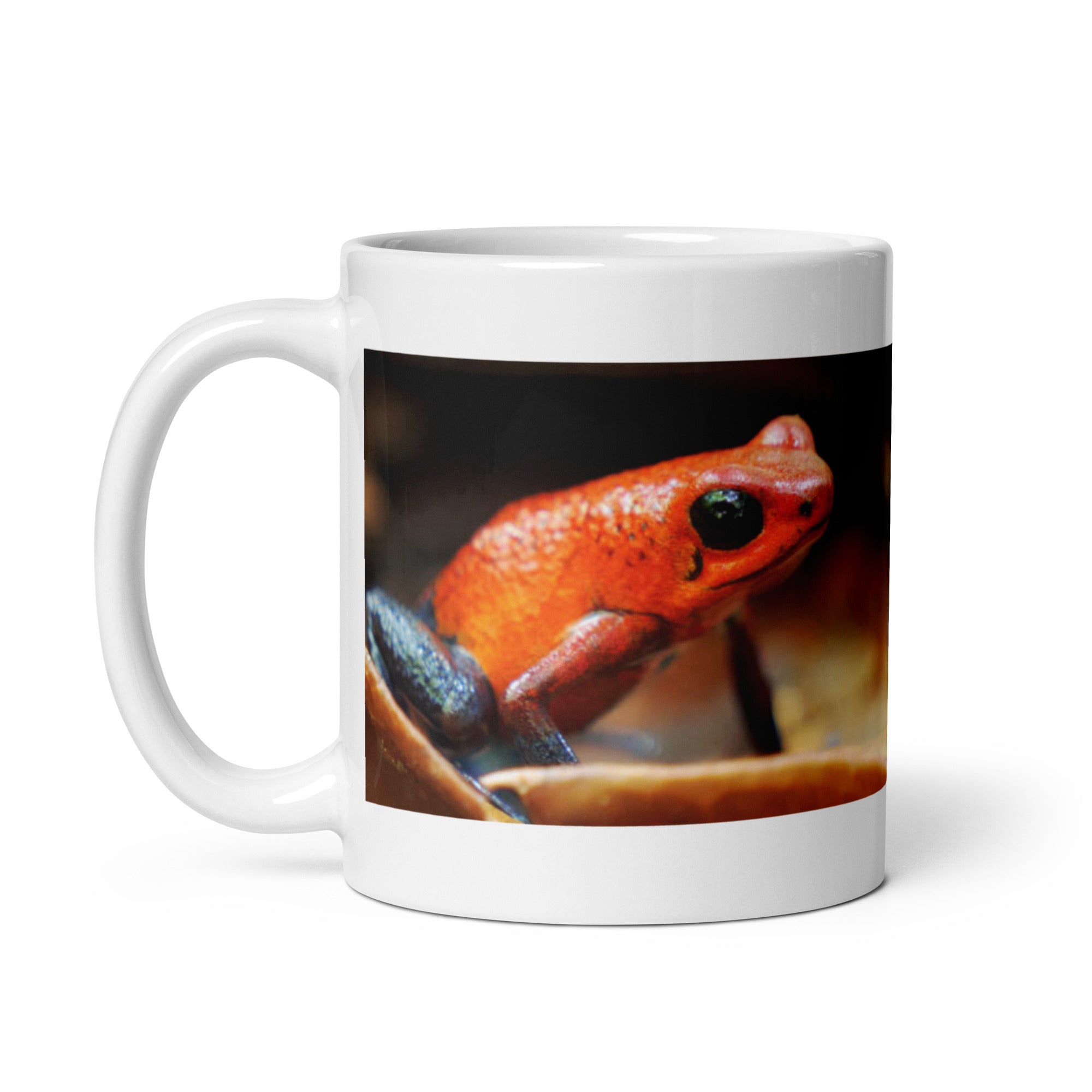 "Poison Frog Mug #1: Vibrant Colors, Powerful Nature (Ceramic)"