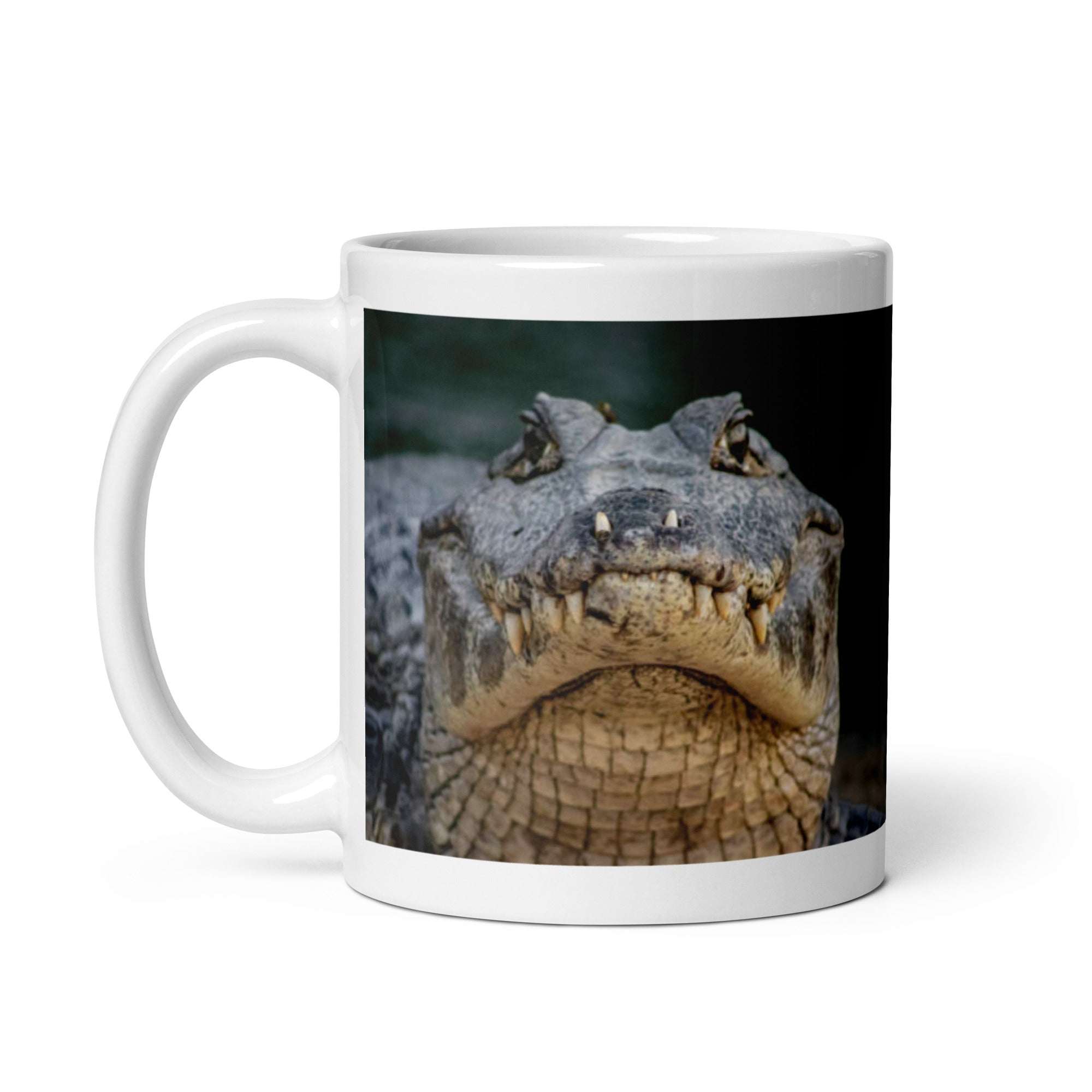 "Alligator Mug#1: Power and Grace of the Swamp (Ceramic)"