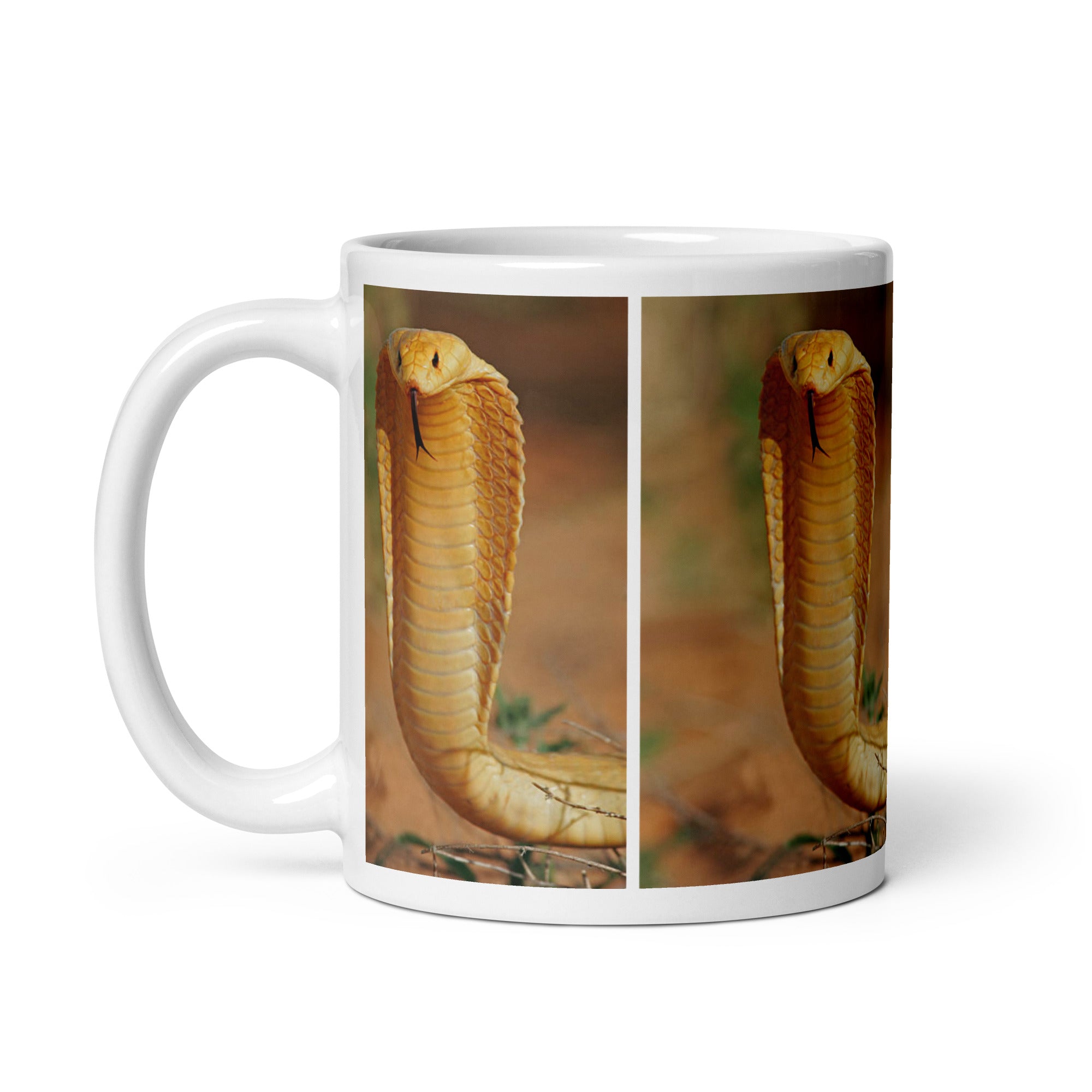 "Cape Cobra Mug #1: Majesty and Power of the Desert  (Ceramic)"