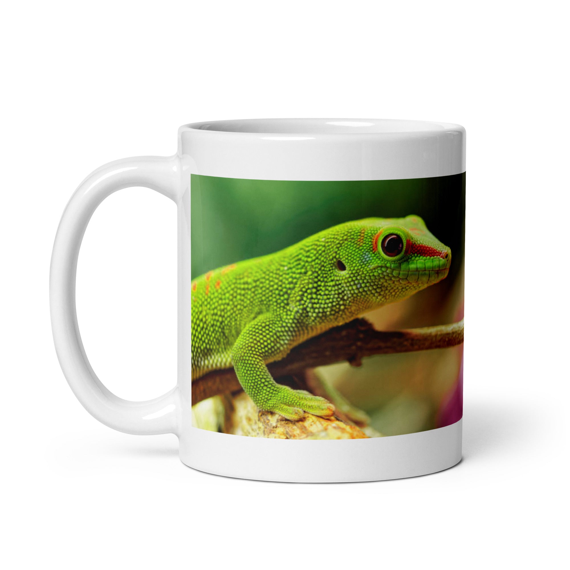 "Gecko Mug #1:  Charm and Agility of the Tropics  (Ceramic)"