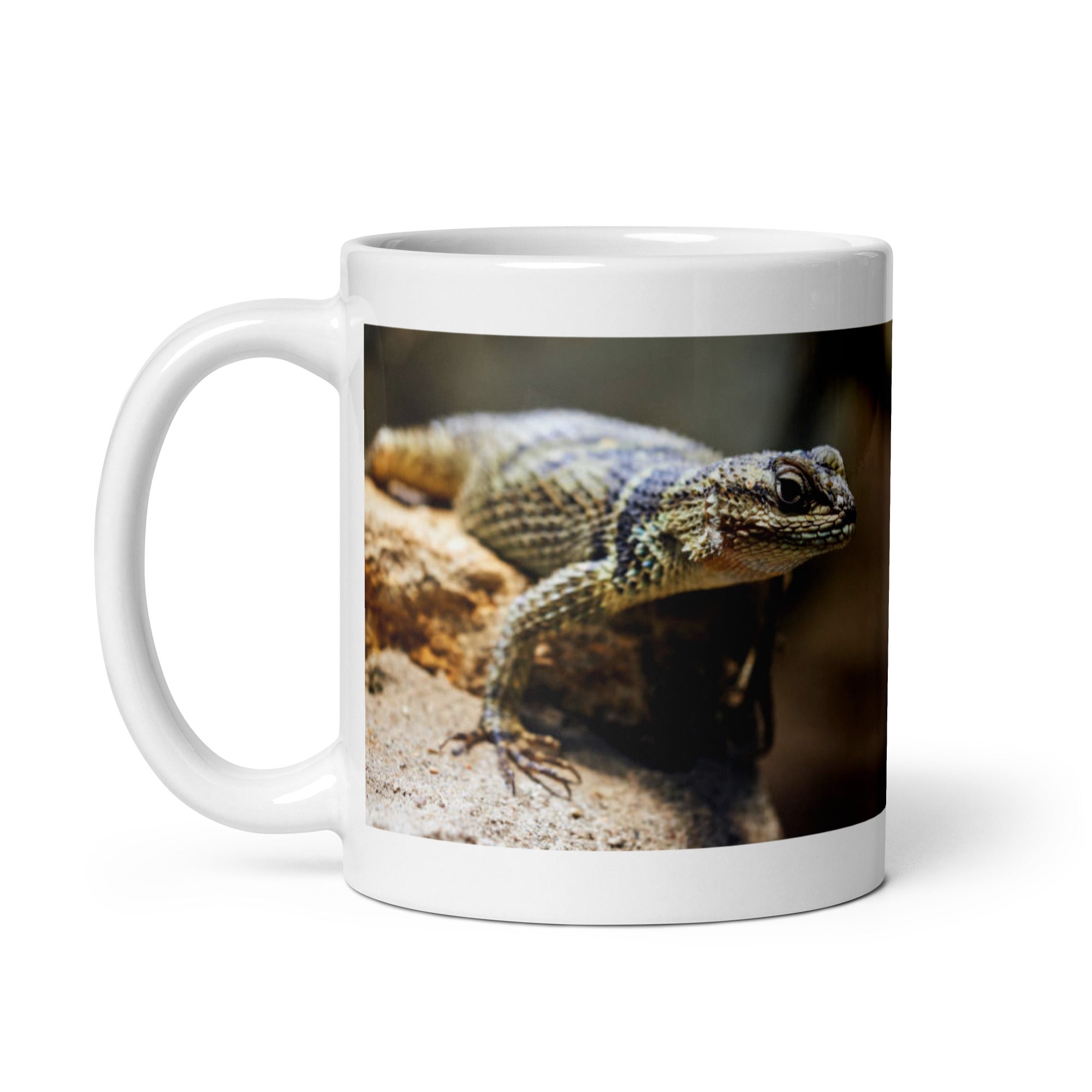 "Lizard Mug #1: Agility and Charm of the Reptile World  (Ceramic)"