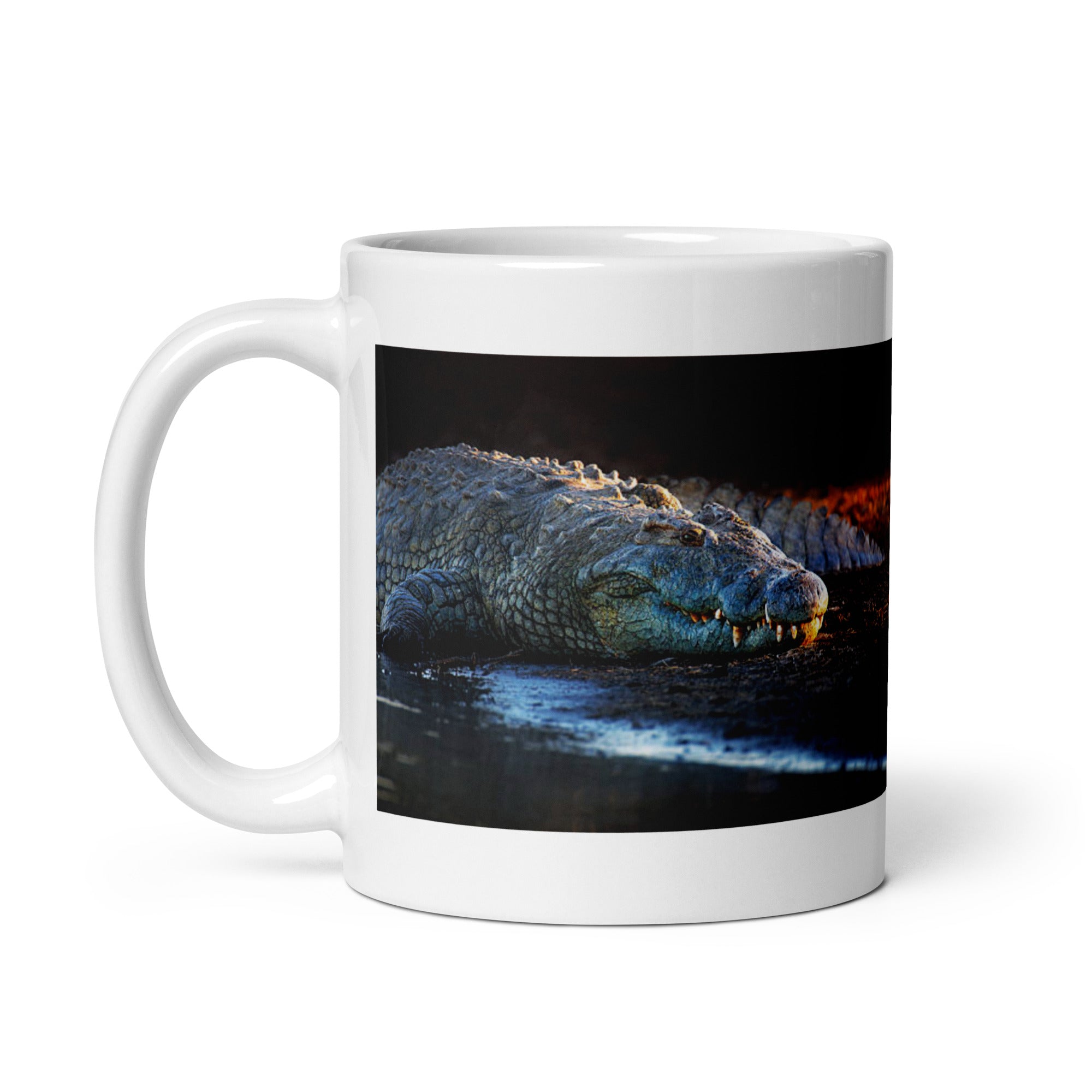 "Nile Crocodile Mug #1:  Power and Majesty of the African Waters  (Ceramic)"