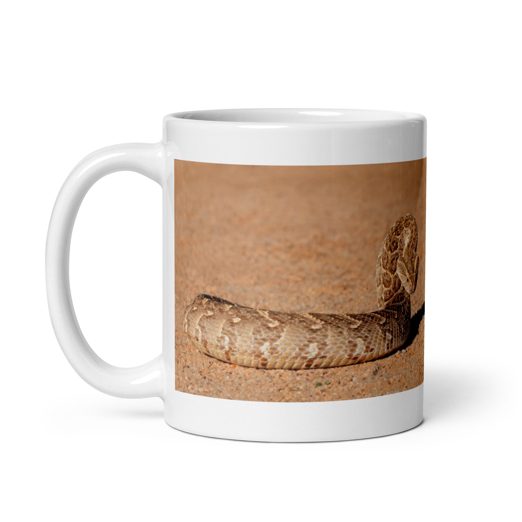 "Puff Adder Mug #1:  Stealth and Power of the Savanna  (Ceramic)"