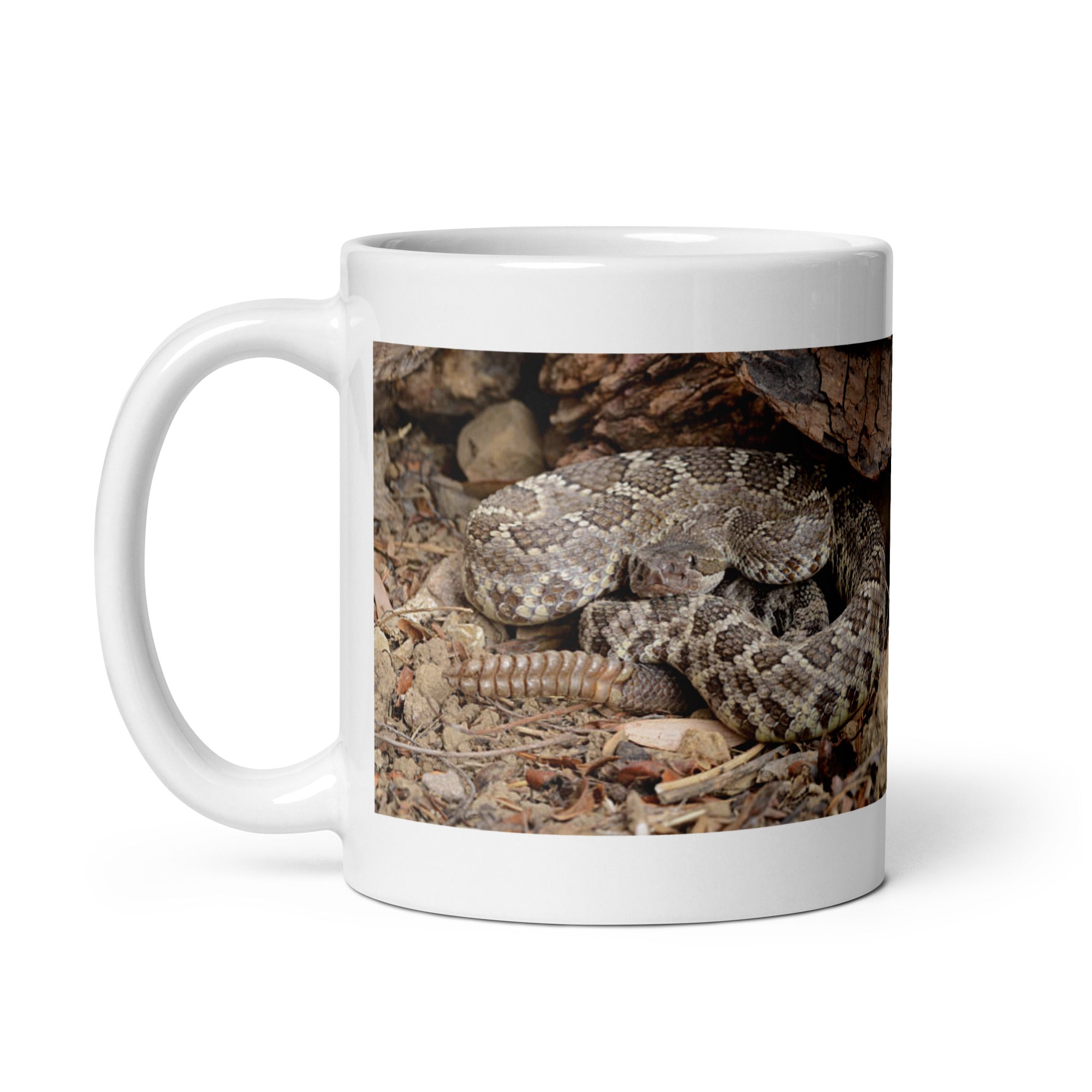 "Rattlesnake Mug #1: Power and Warning of the Desert  (Ceramic)"