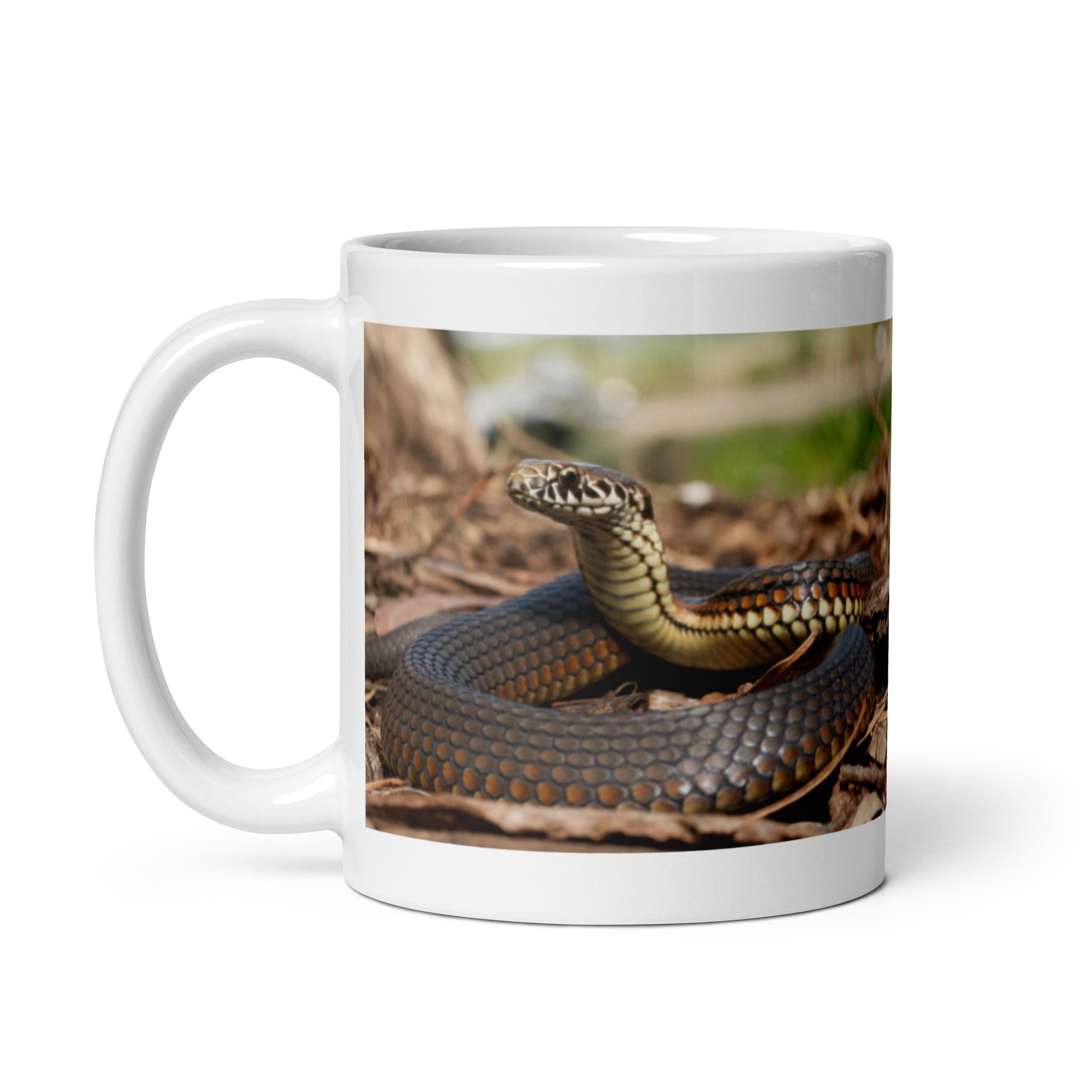 "Snake Mug #1:  Elegance and Mystery of the Reptile World  (Ceramic)"