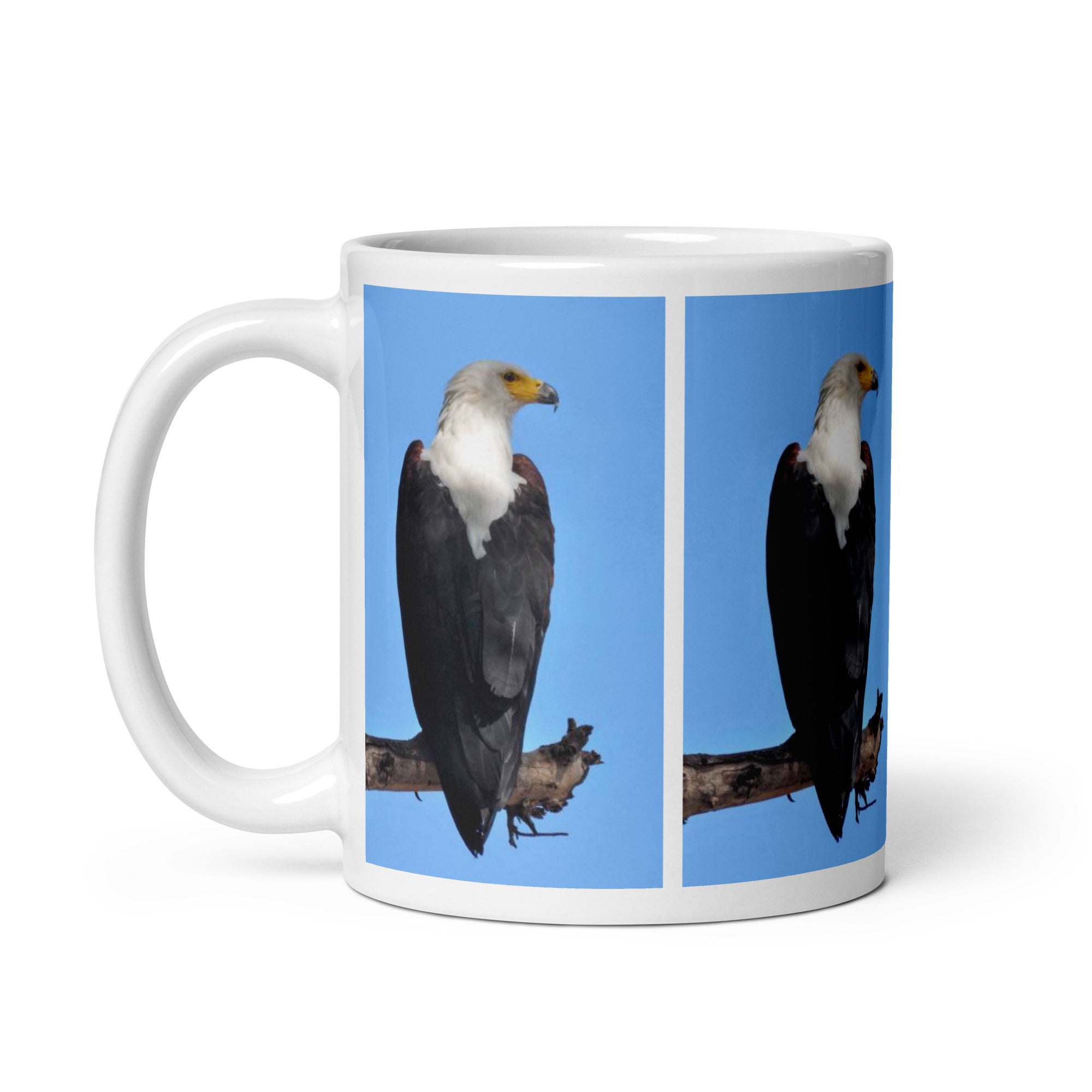 "African Fish Eagle Mug #1: The Piercing Call (Ceramic)"