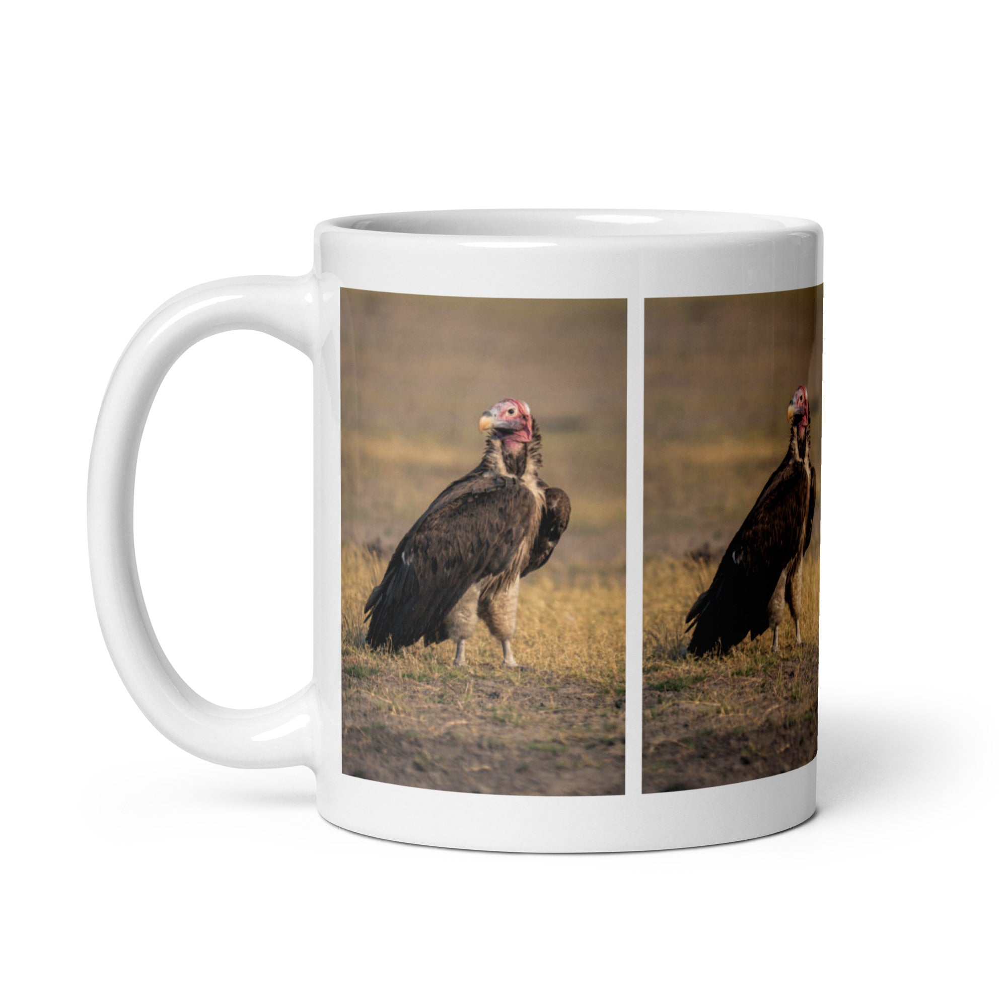 "Lappet-Faced Vulture Mug #1: The Feathered Powerhouse (Ceramic)"