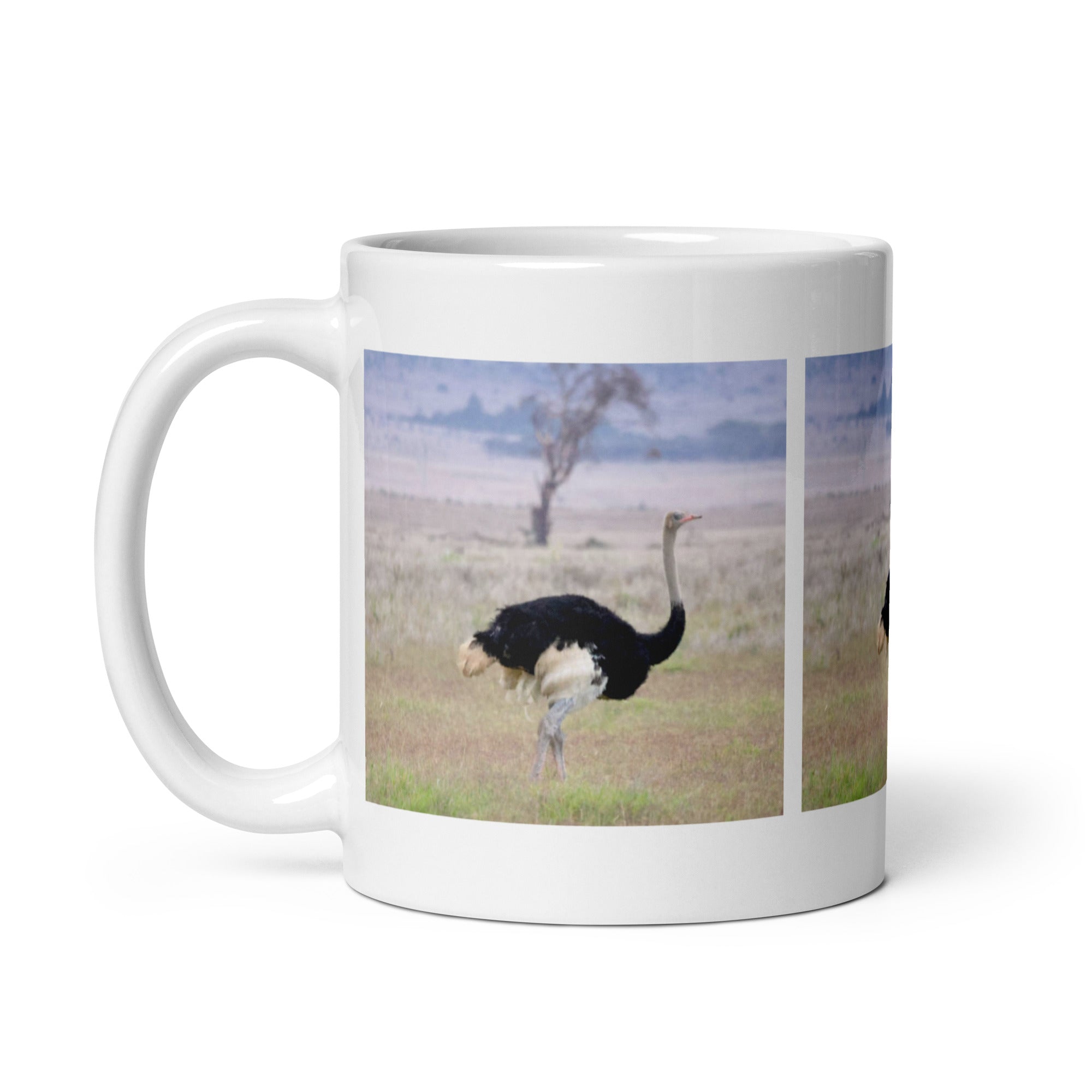 "Ostrich Mug #1: The Speedy Strider (Ceramic)"