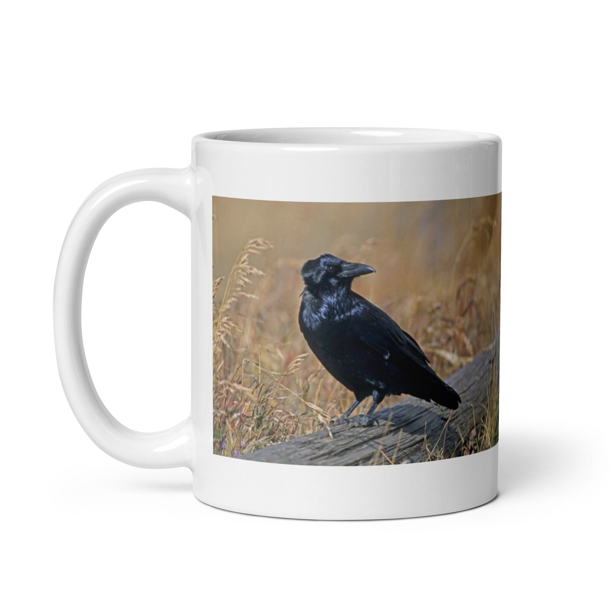 "Raven Mug #1: The Enigmatic Omen (Ceramic)"