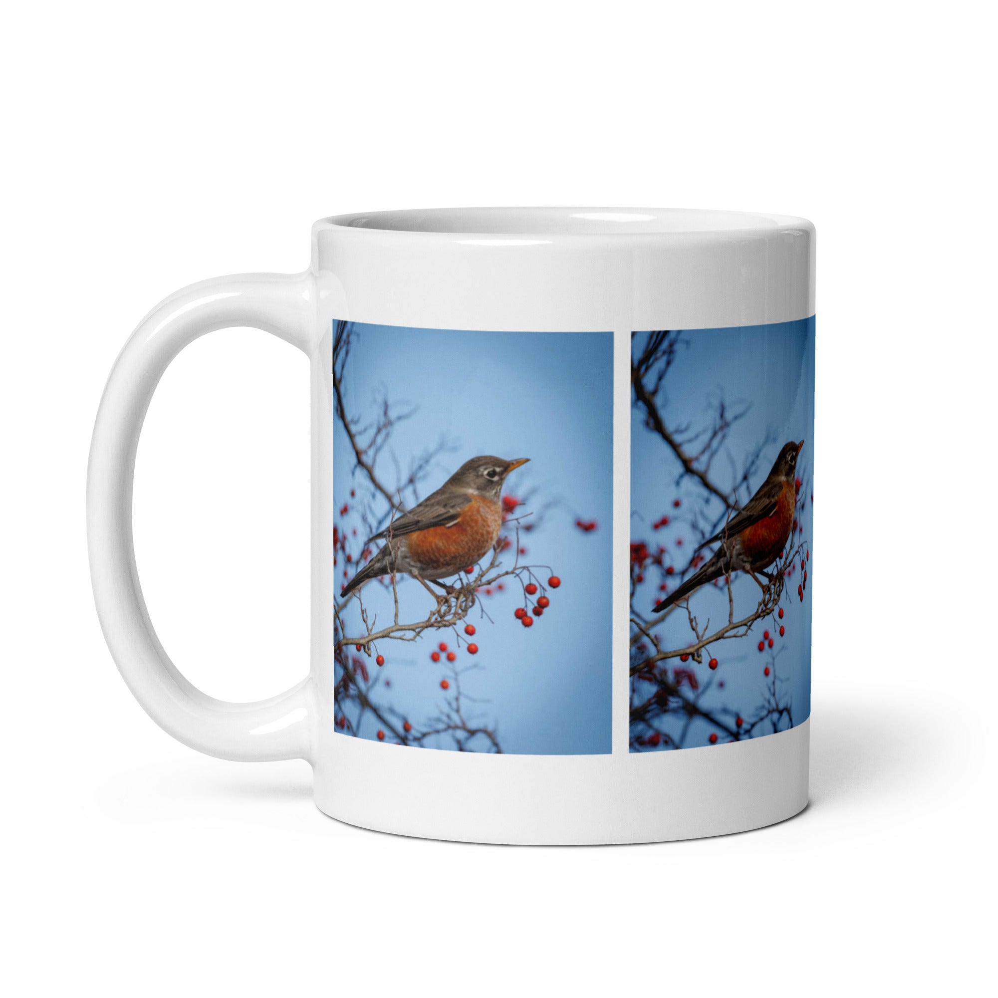 "Robin Mug #1: The Cheerful Early Bird (Ceramic)"