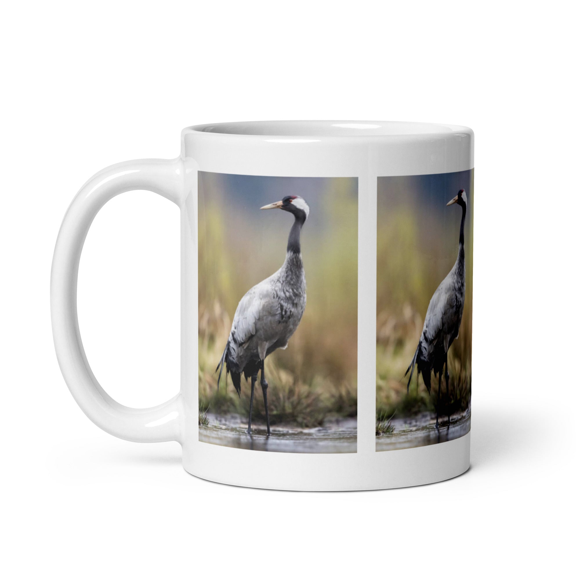 "Crane Mug #1: The Elegant Wader (Ceramic)"