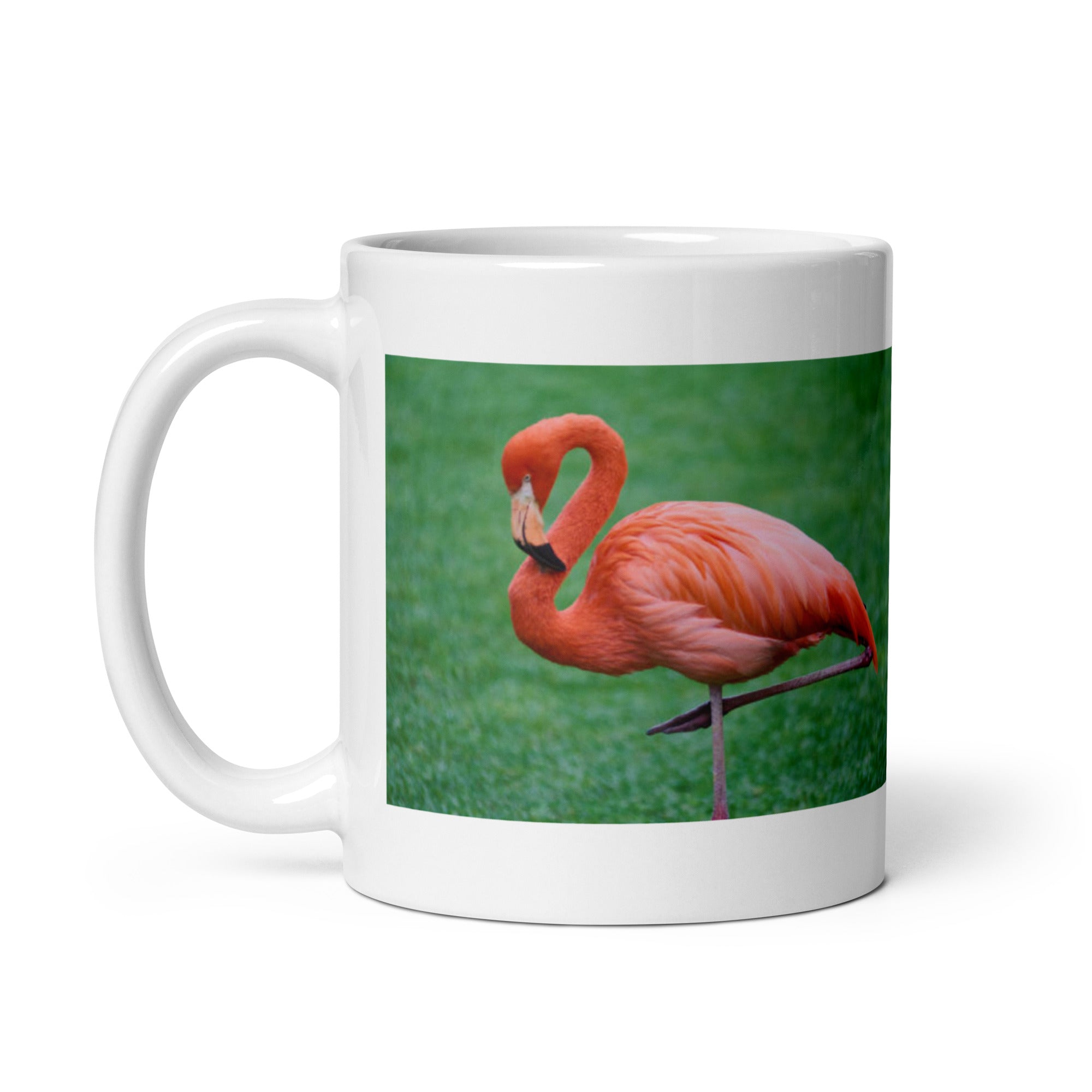 "Flamingo Mug #1: The Pink Parade (Ceramic)"